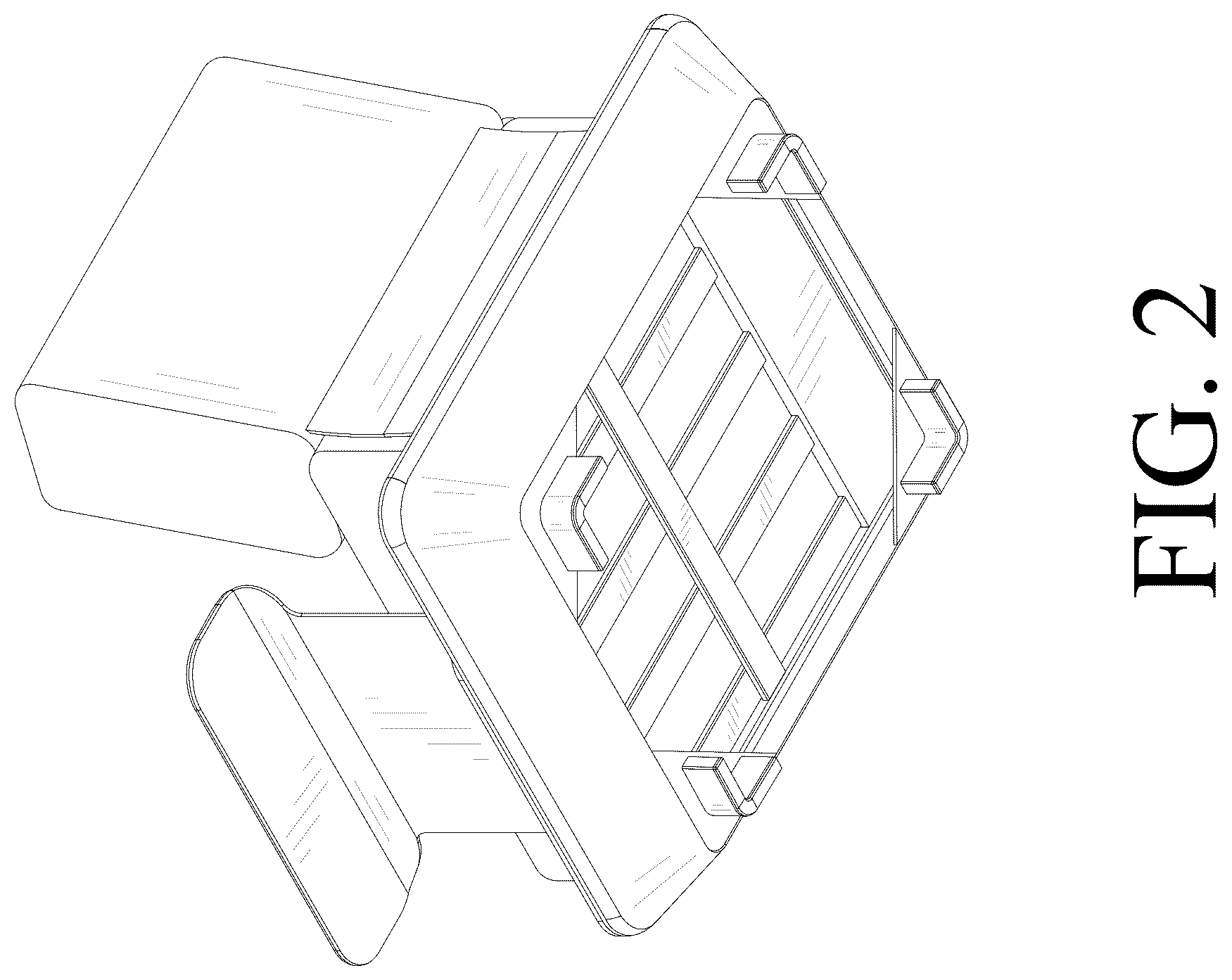 Patent USD1124678 Figure 2 – Outdoor sofa