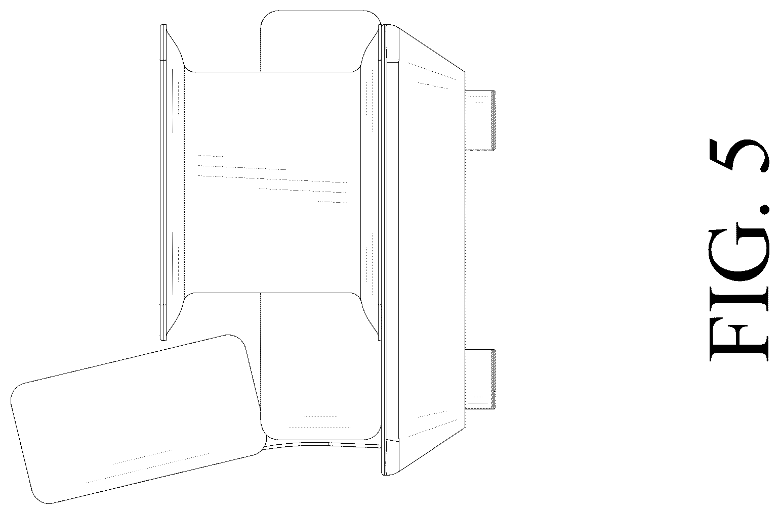 Patent USD1124678 Figure 5 – Outdoor sofa