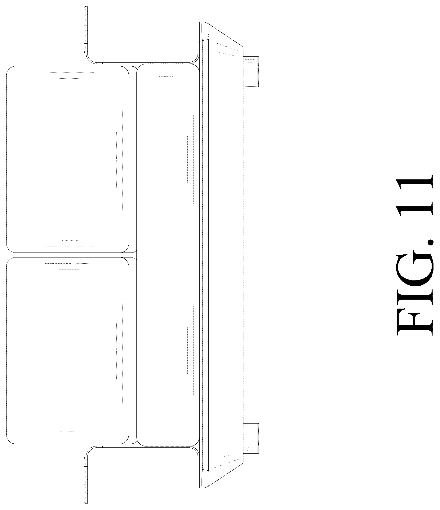 Patent USD1124678 Figure 11 – Outdoor sofa