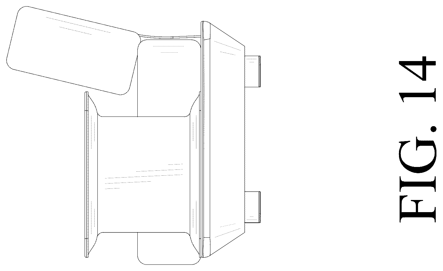 Patent USD1124678 Figure 14 – Outdoor sofa
