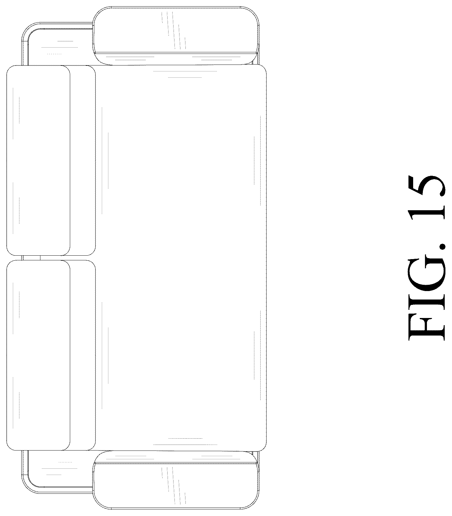 Patent USD1124678 Figure 15 – Outdoor sofa