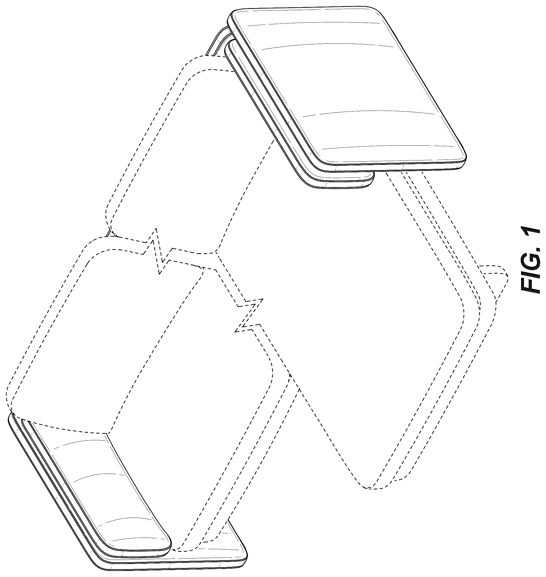 Patent USD1124679 Figure 1 – Sofa