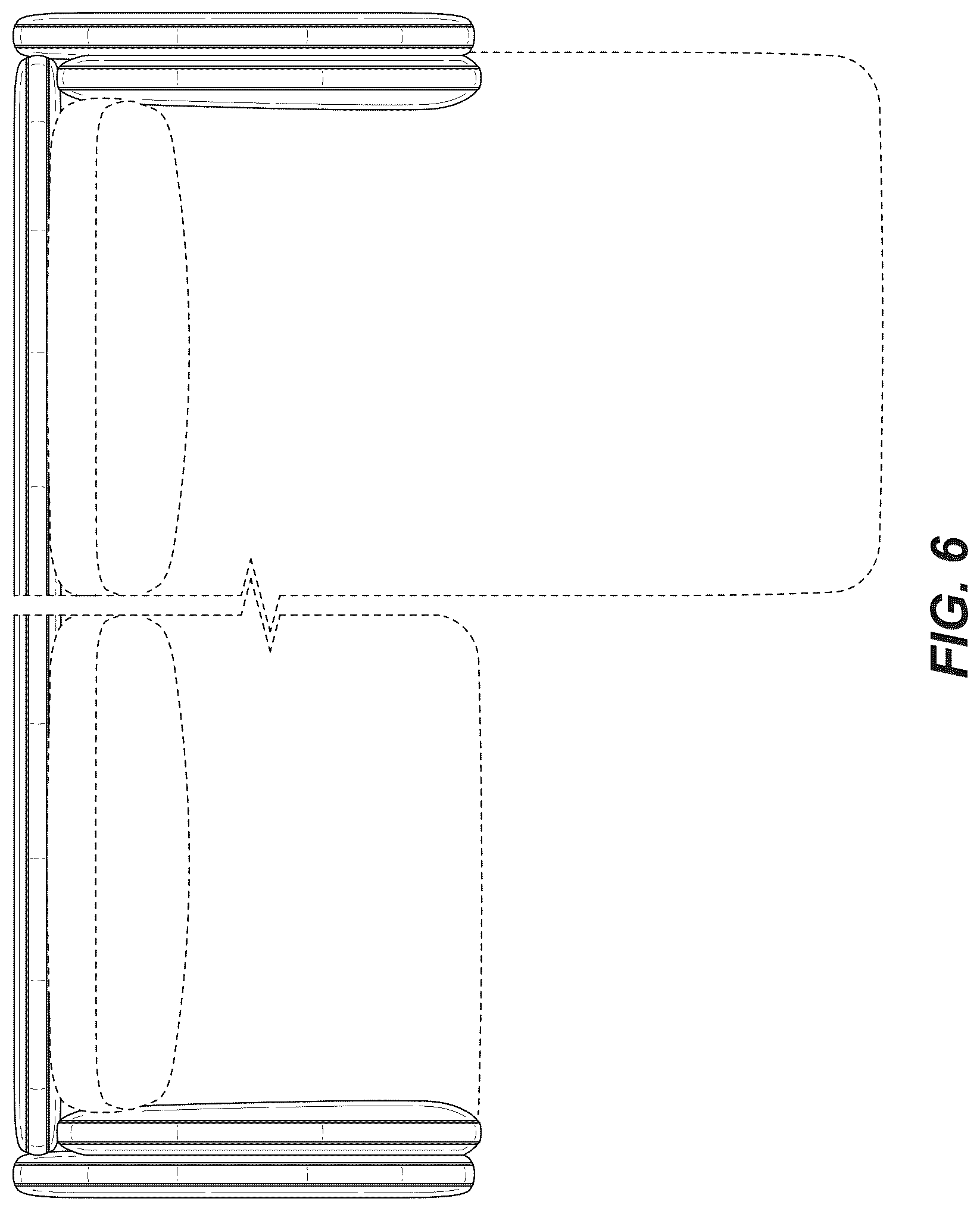 Patent USD1124679 Figure 6 – Sofa