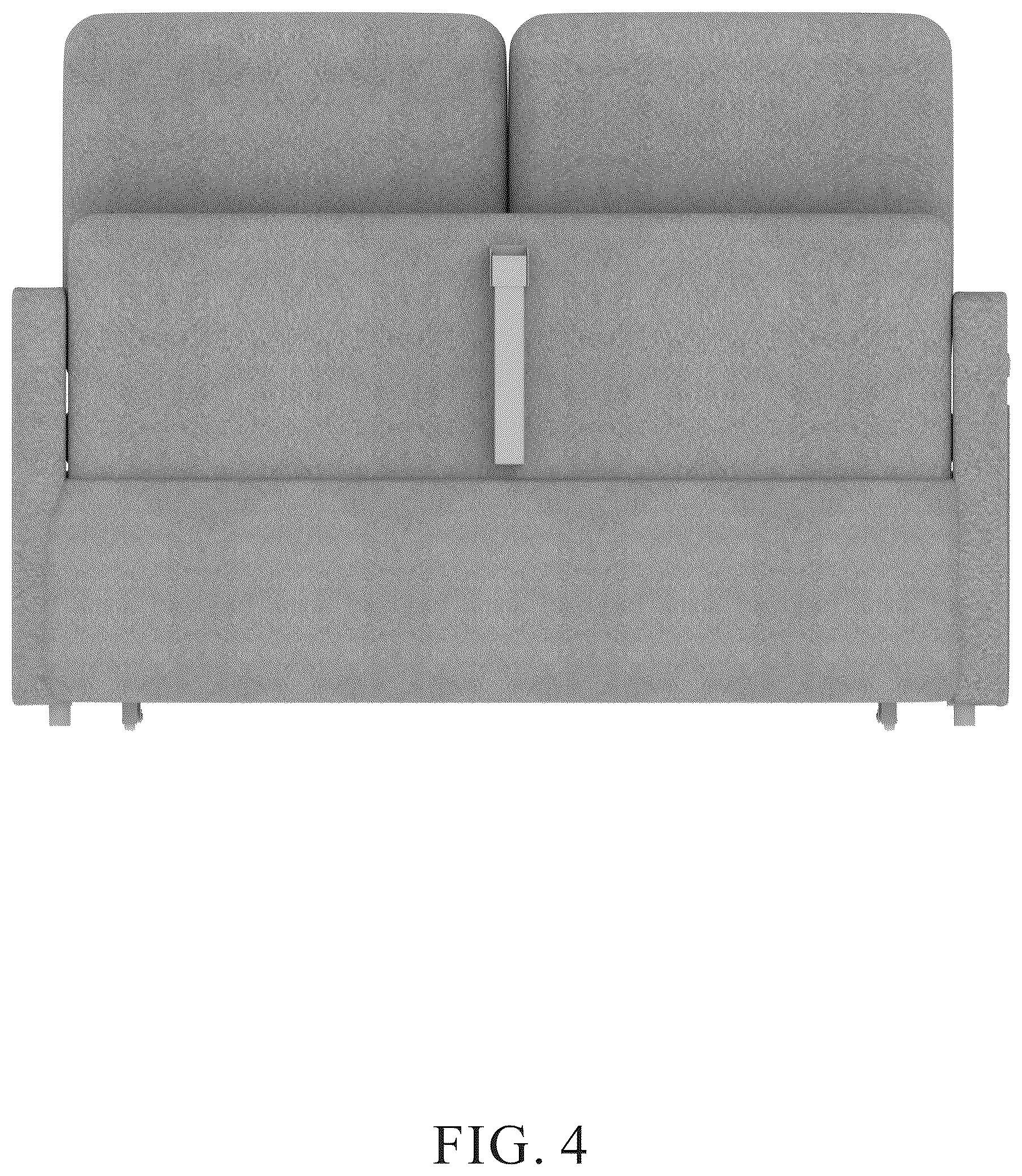Patent USD1124680 Figure 4 – Sofa