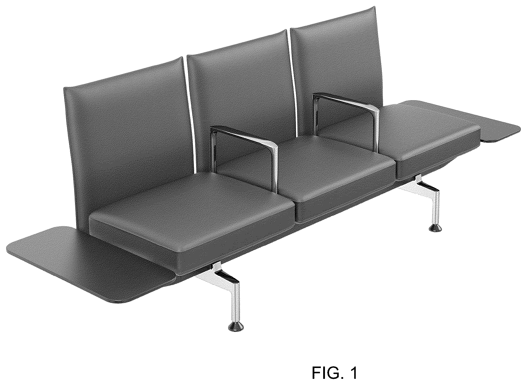 Patent USD1124681 — Sofa — Figure 1