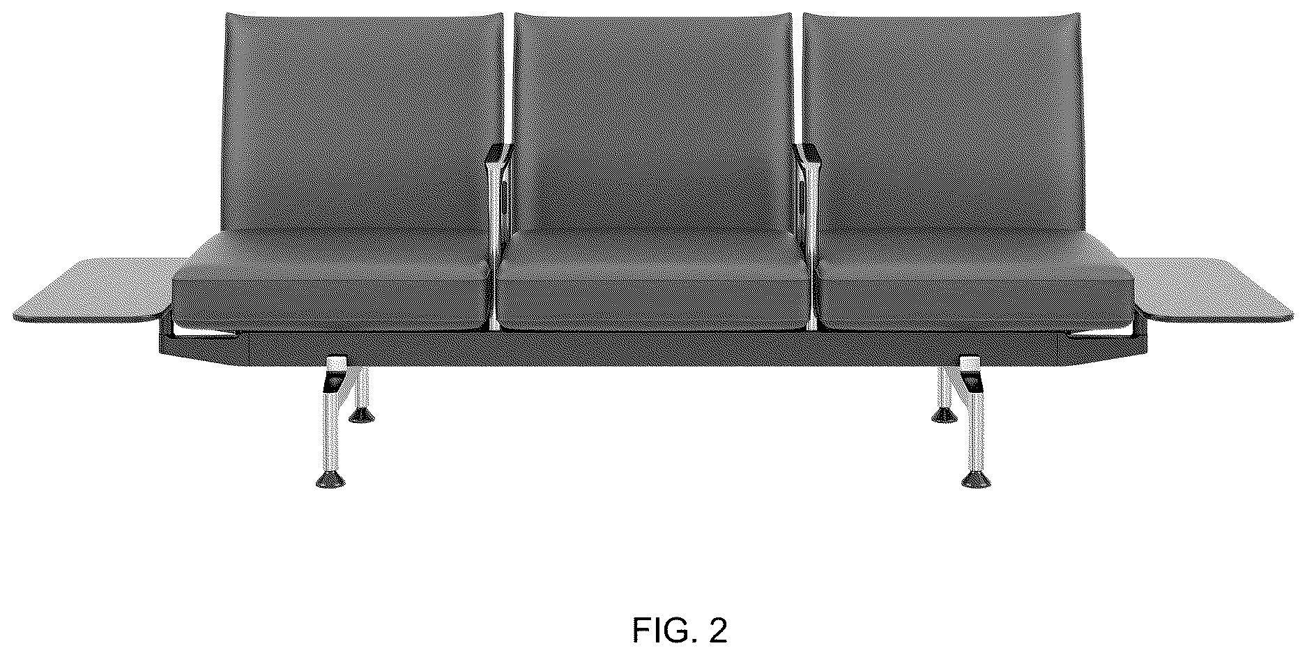 Patent USD1124681 Figure 2 – Sofa