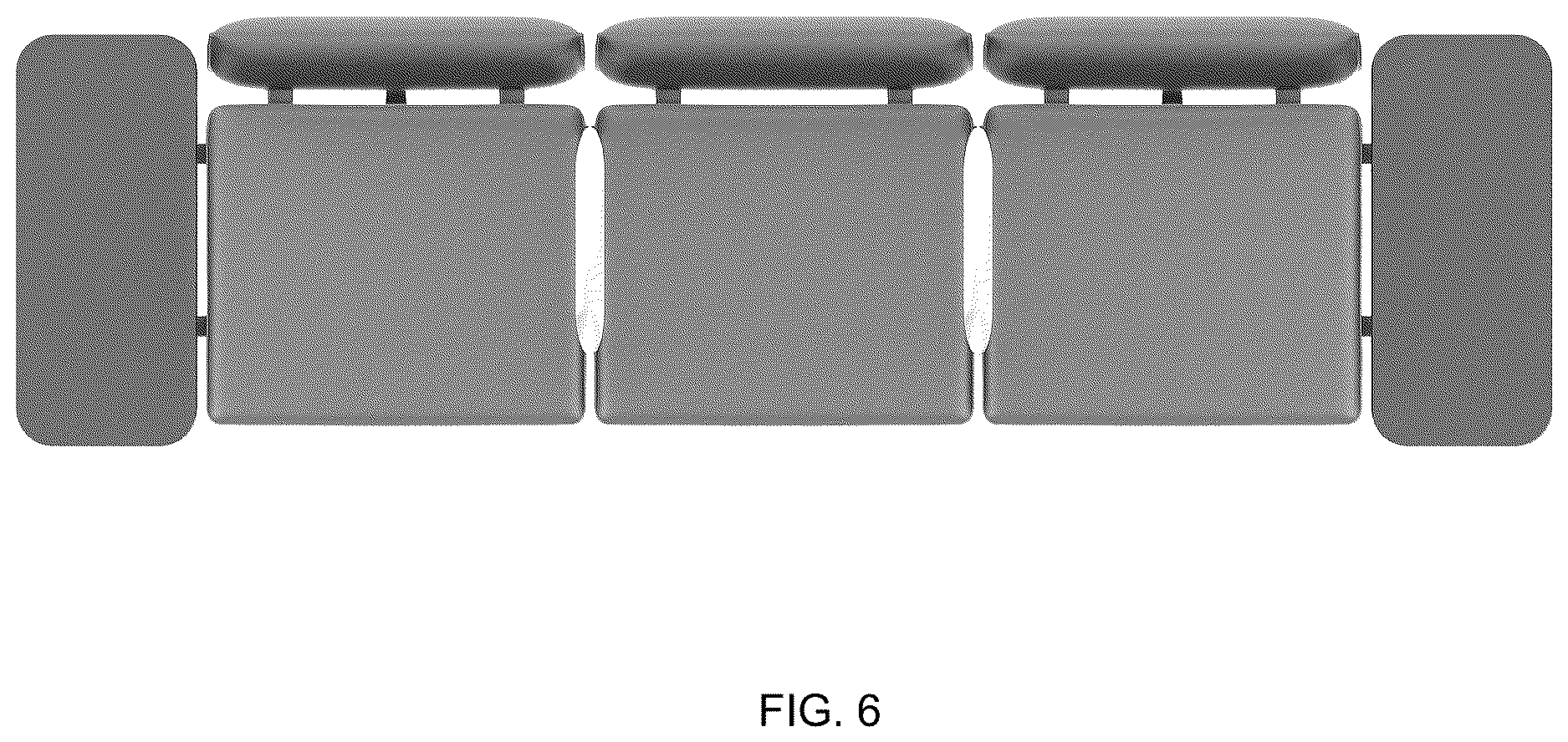 Patent USD1124681 Figure 6 – Sofa