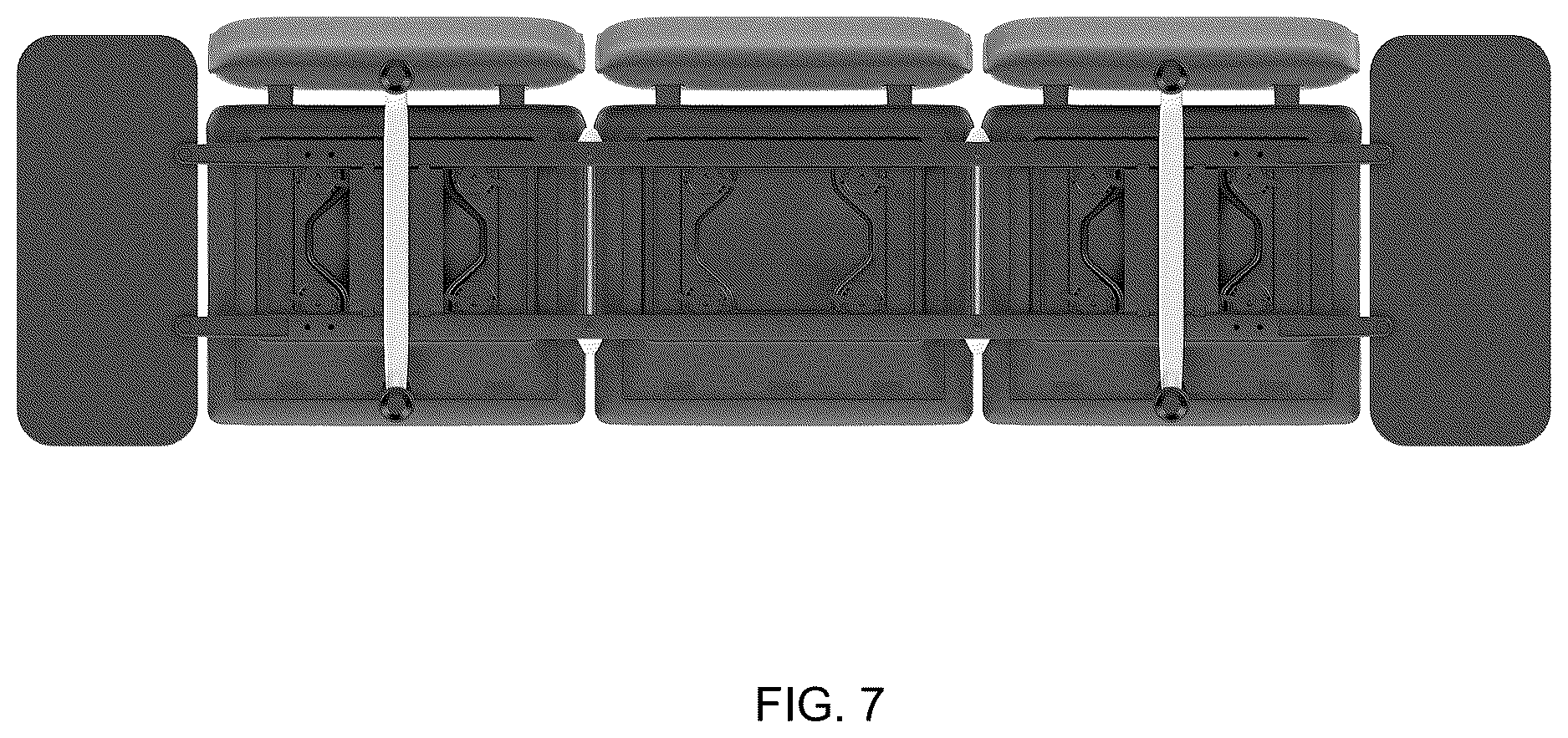 Patent USD1124681 Figure 7 – Sofa