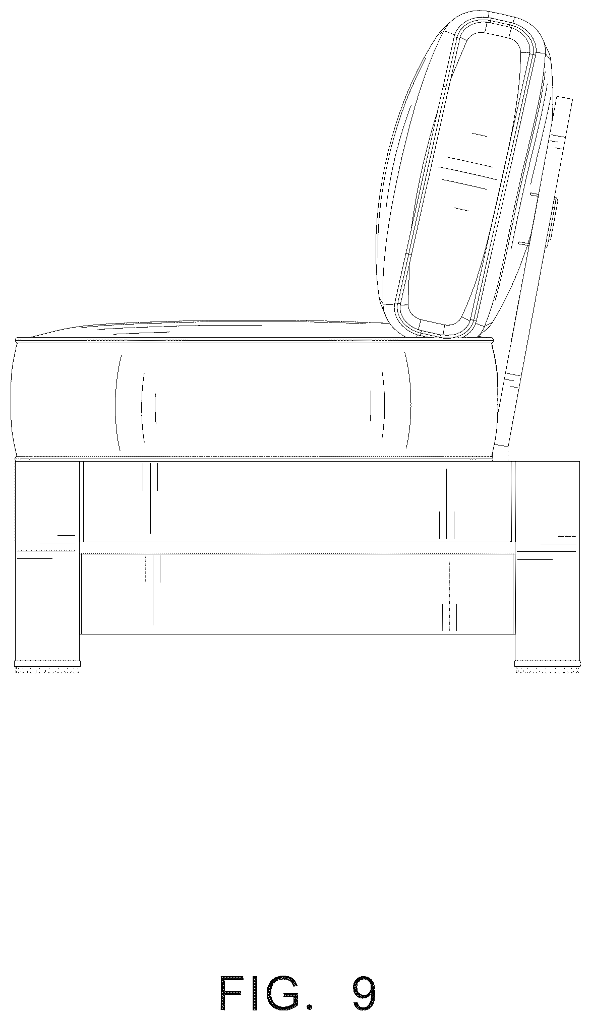 Patent USD1124682 Figure 9 – Sofa set with side tables