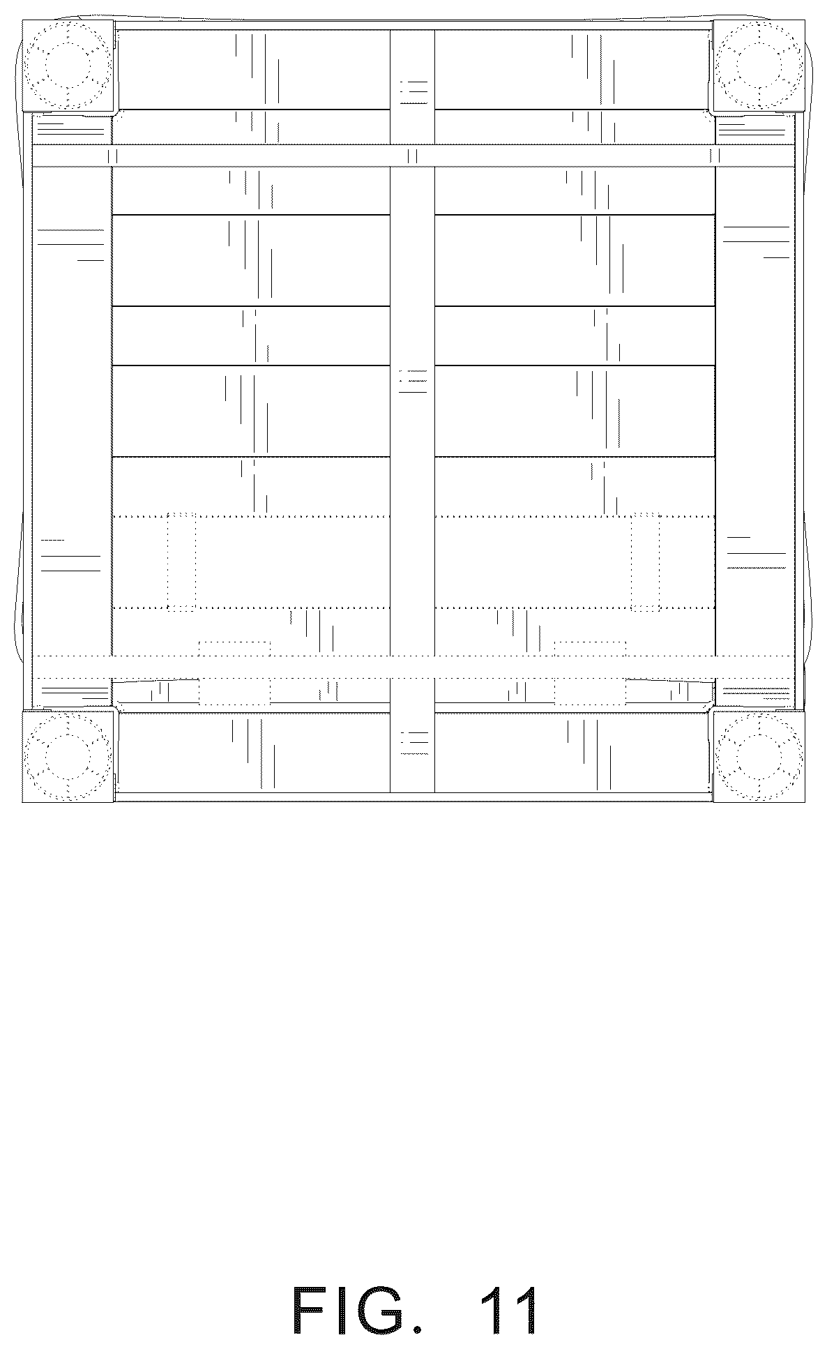 Patent USD1124682 Figure 11 – Sofa set with side tables