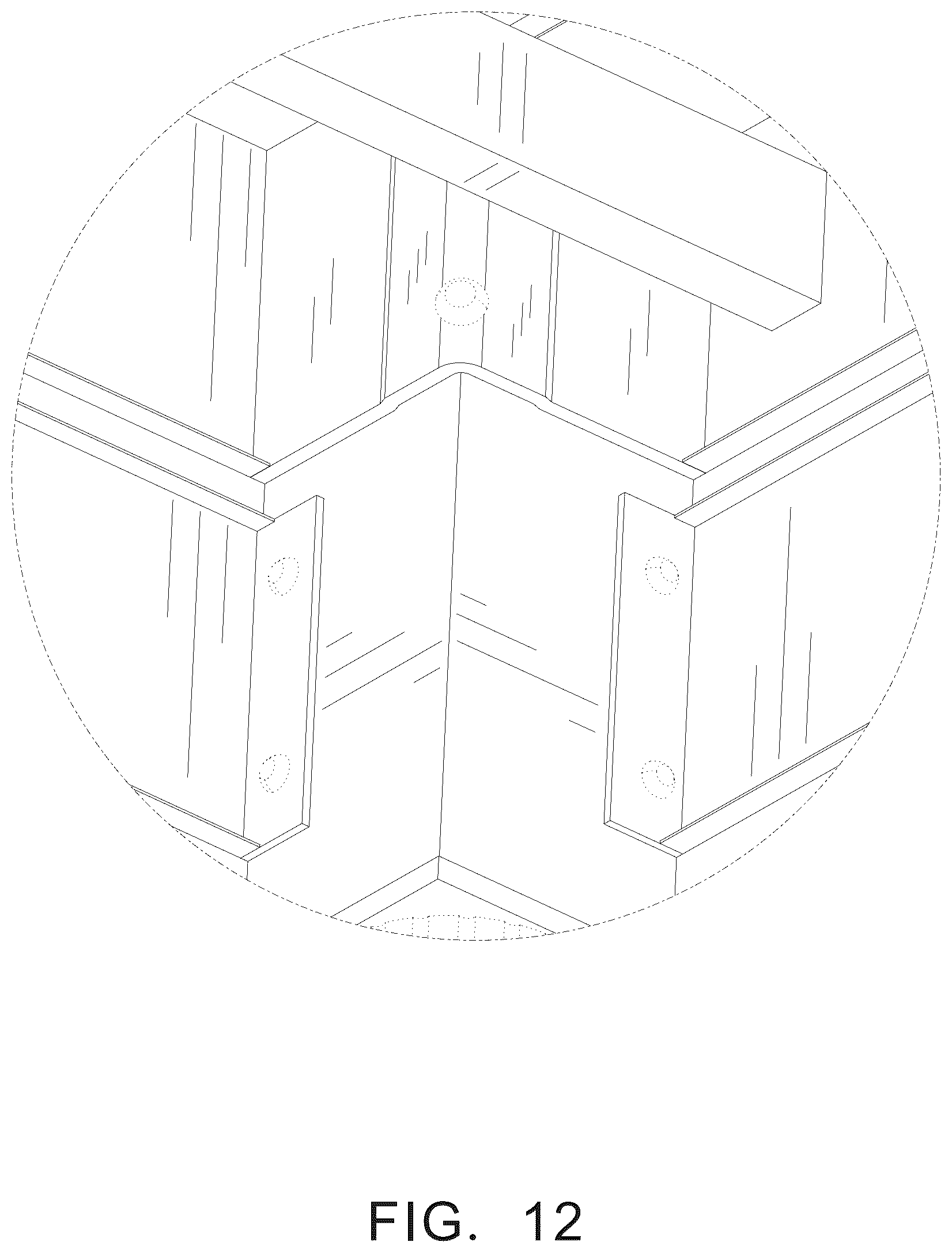 Patent USD1124682 Figure 12 – Sofa set with side tables