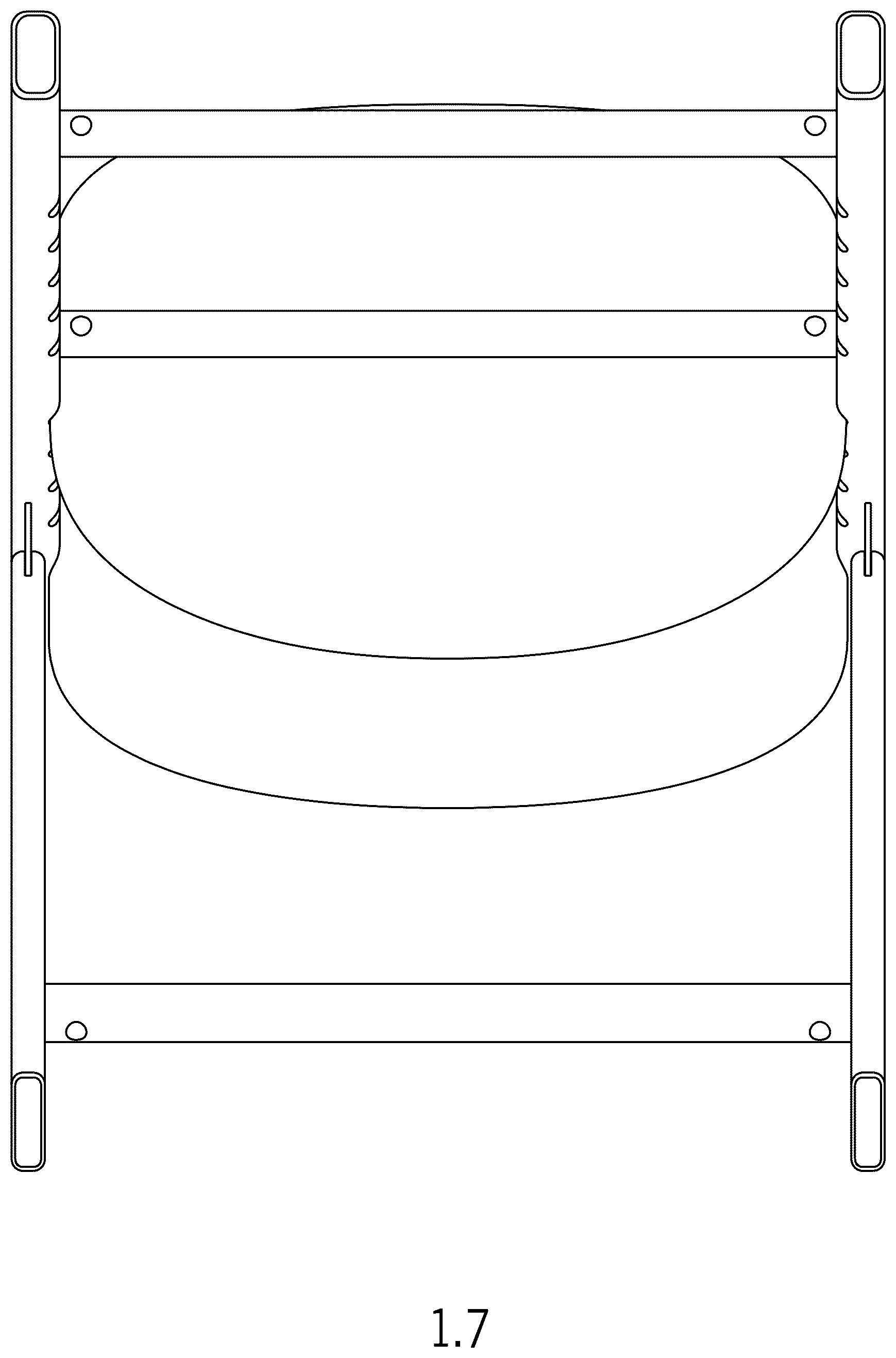 Patent USD1124683 Figure 7 – Infant's highchair