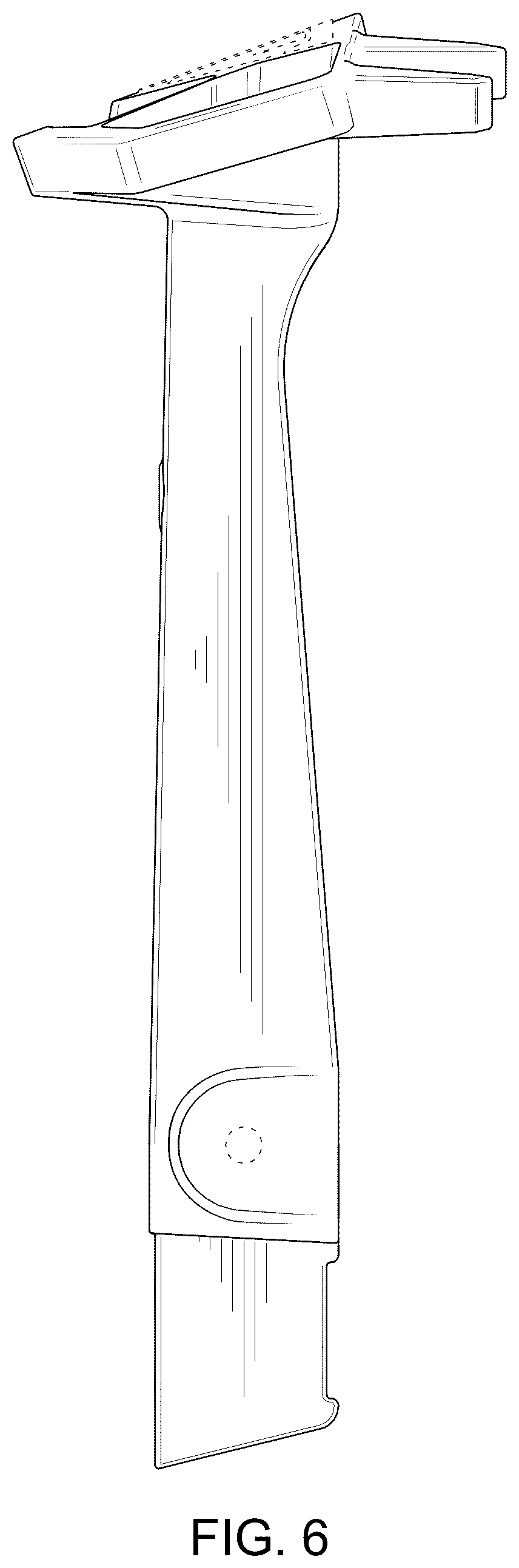 Patent USD1124684 Figure 6 – Tree saddle foot pad and post