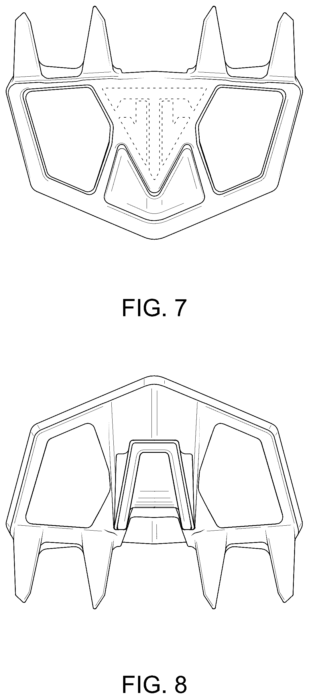 Patent USD1124684 Figure 7 – Tree saddle foot pad and post