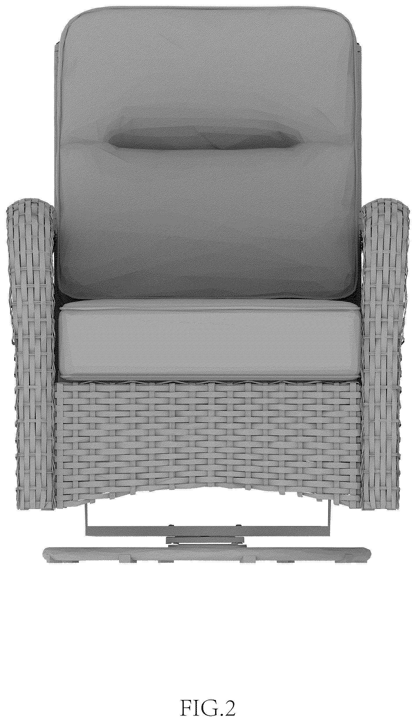 Patent USD1124687 Figure 2 – Chair