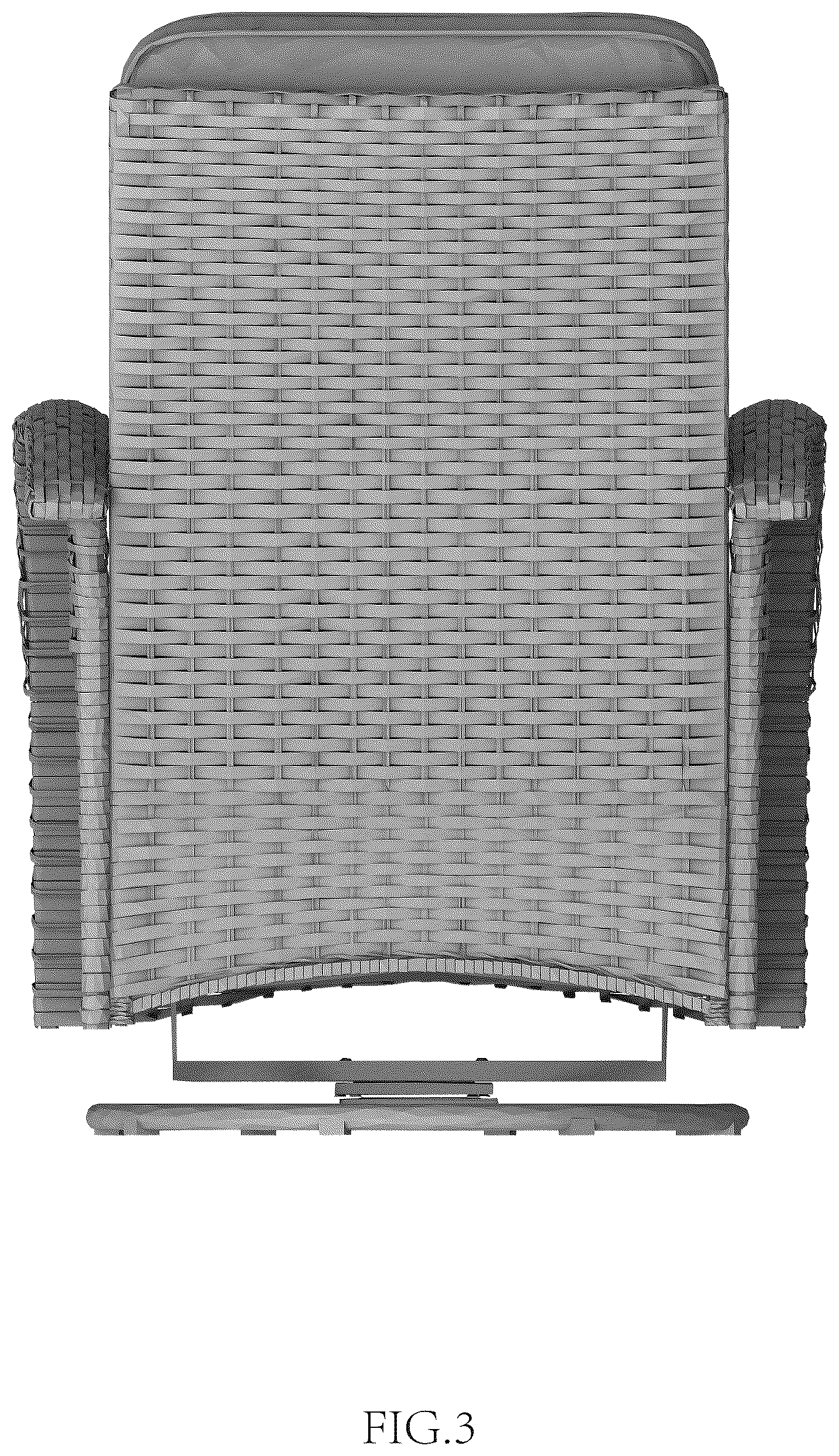 Patent USD1124687 Figure 3 – Chair