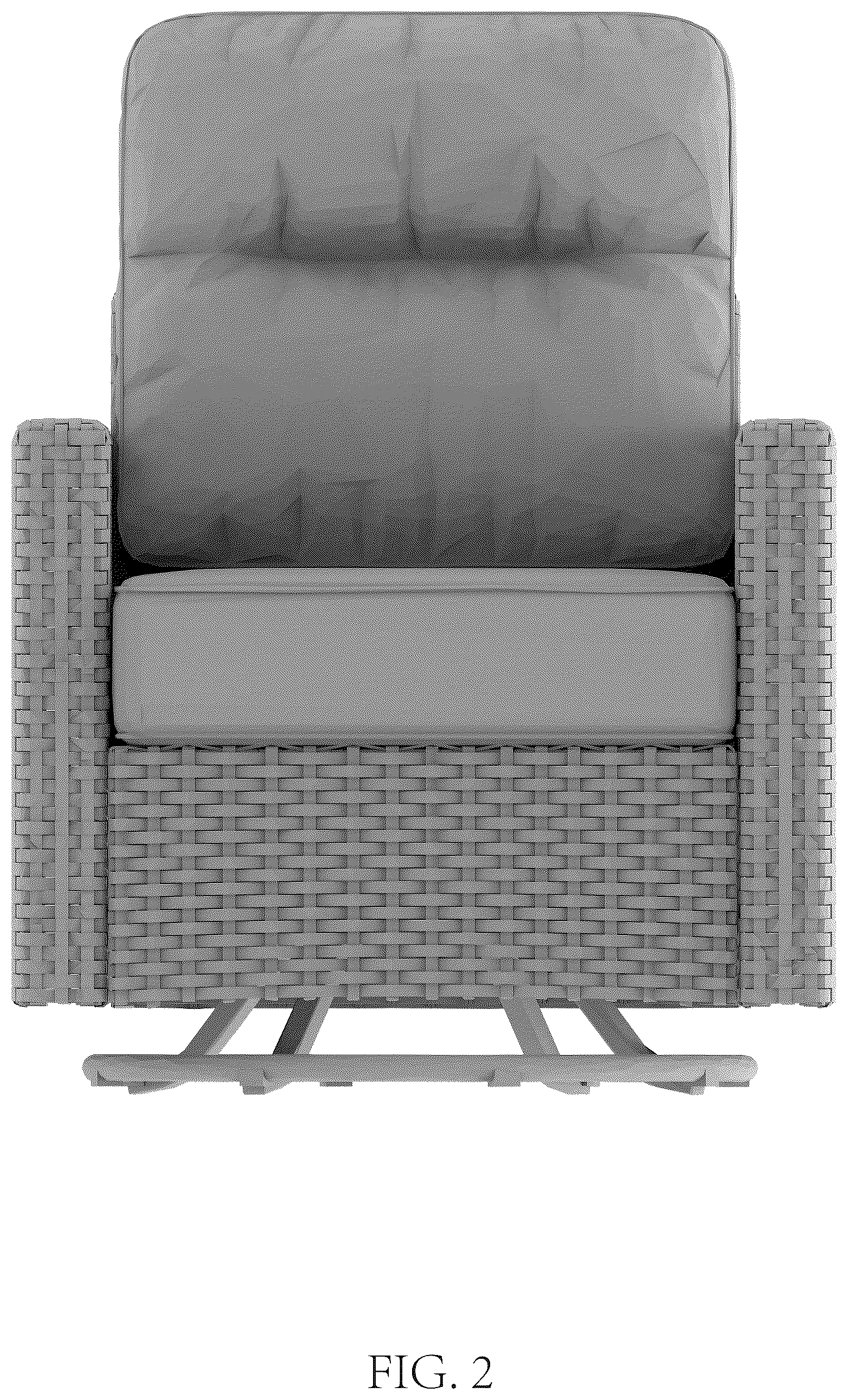 Patent USD1124688 Figure 2 – Chair