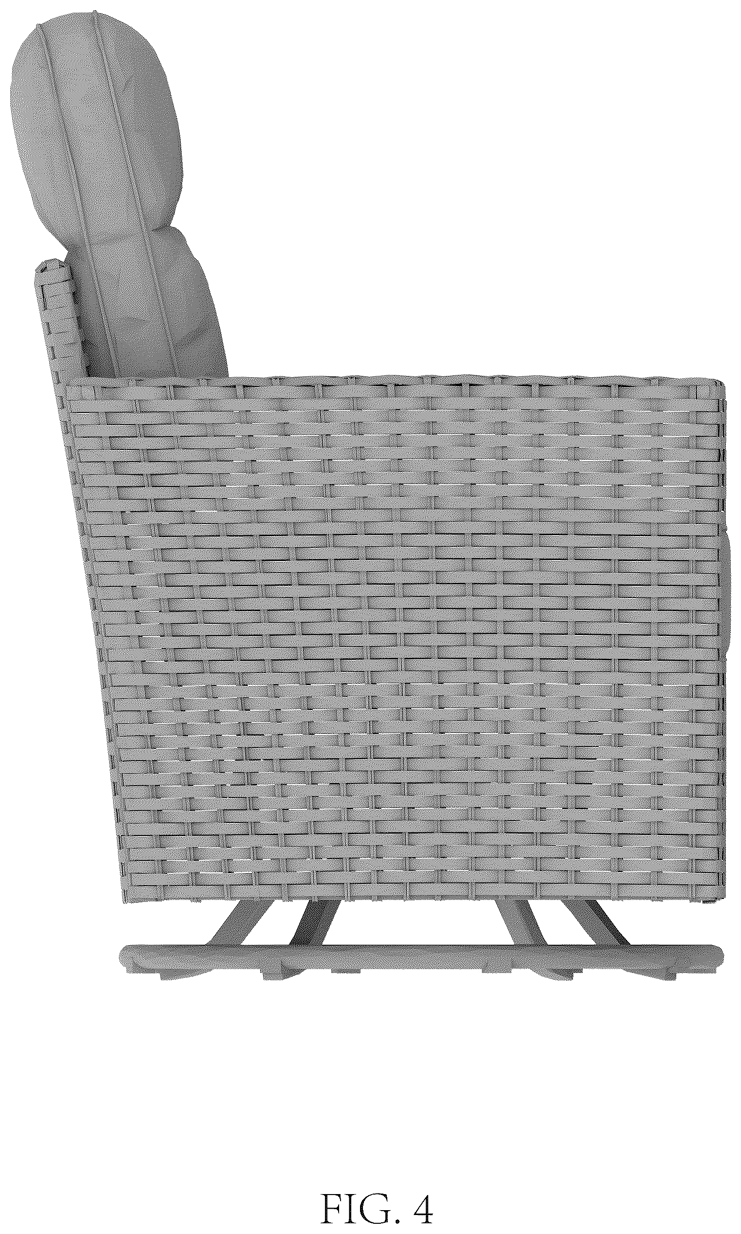 Patent USD1124688 Figure 4 – Chair