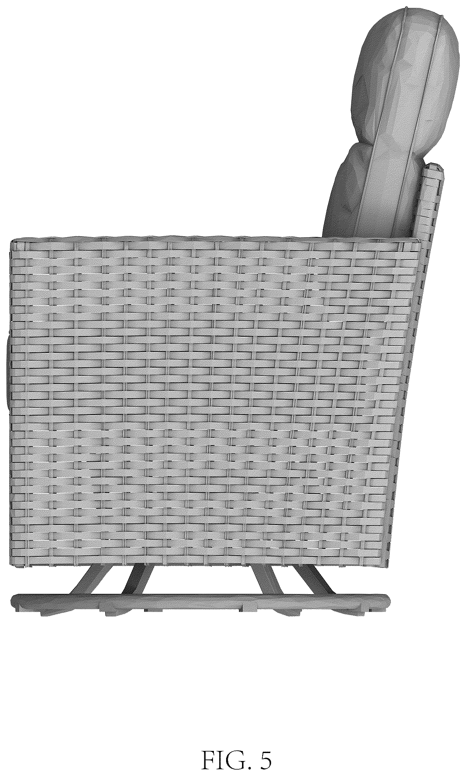 Patent USD1124688 Figure 5 – Chair