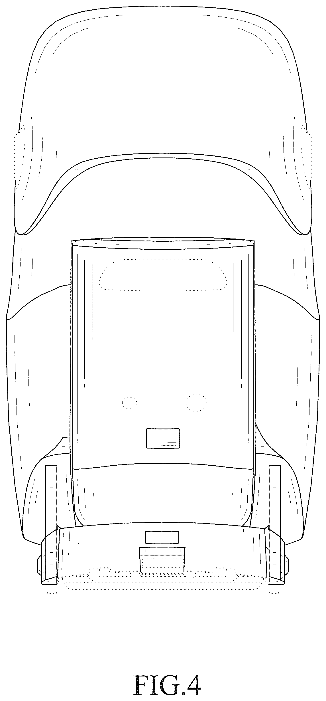 Patent USD1124689 Figure 4 – Massage chair