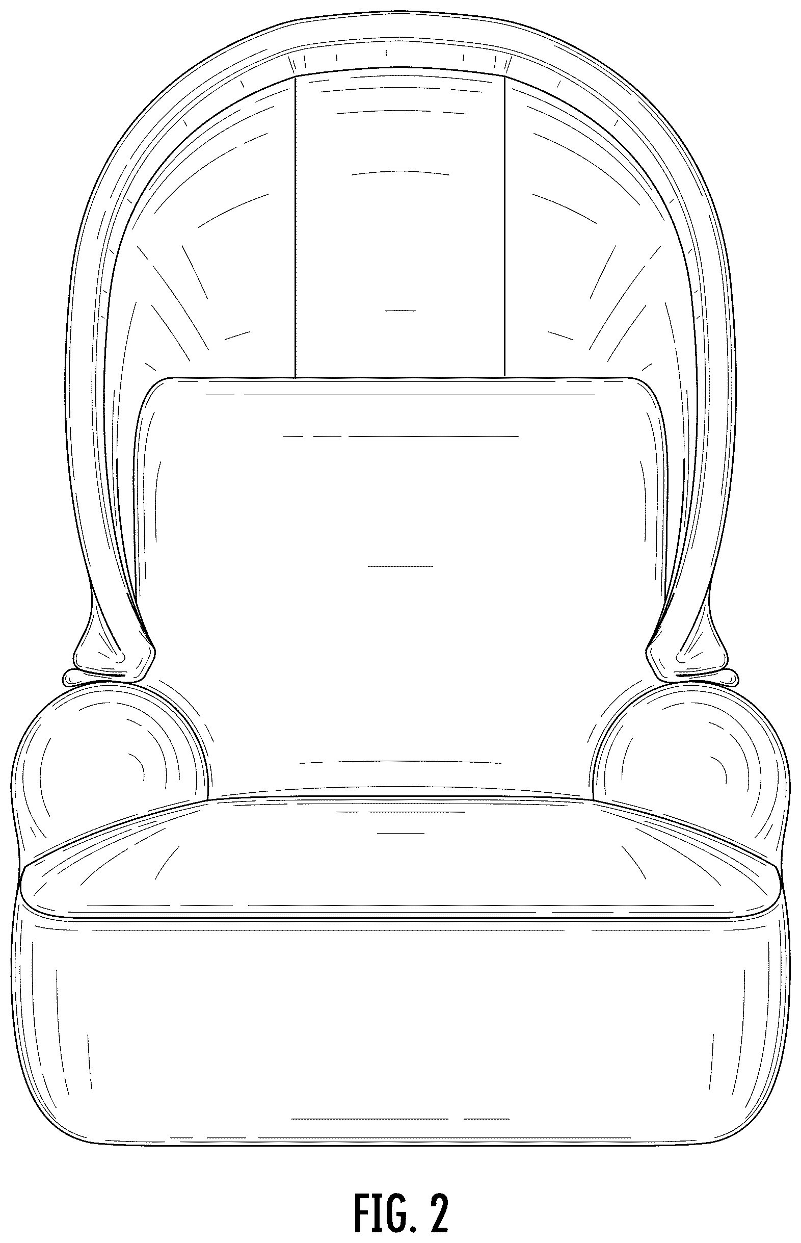 Patent USD1124691 Figure 2 – Chair