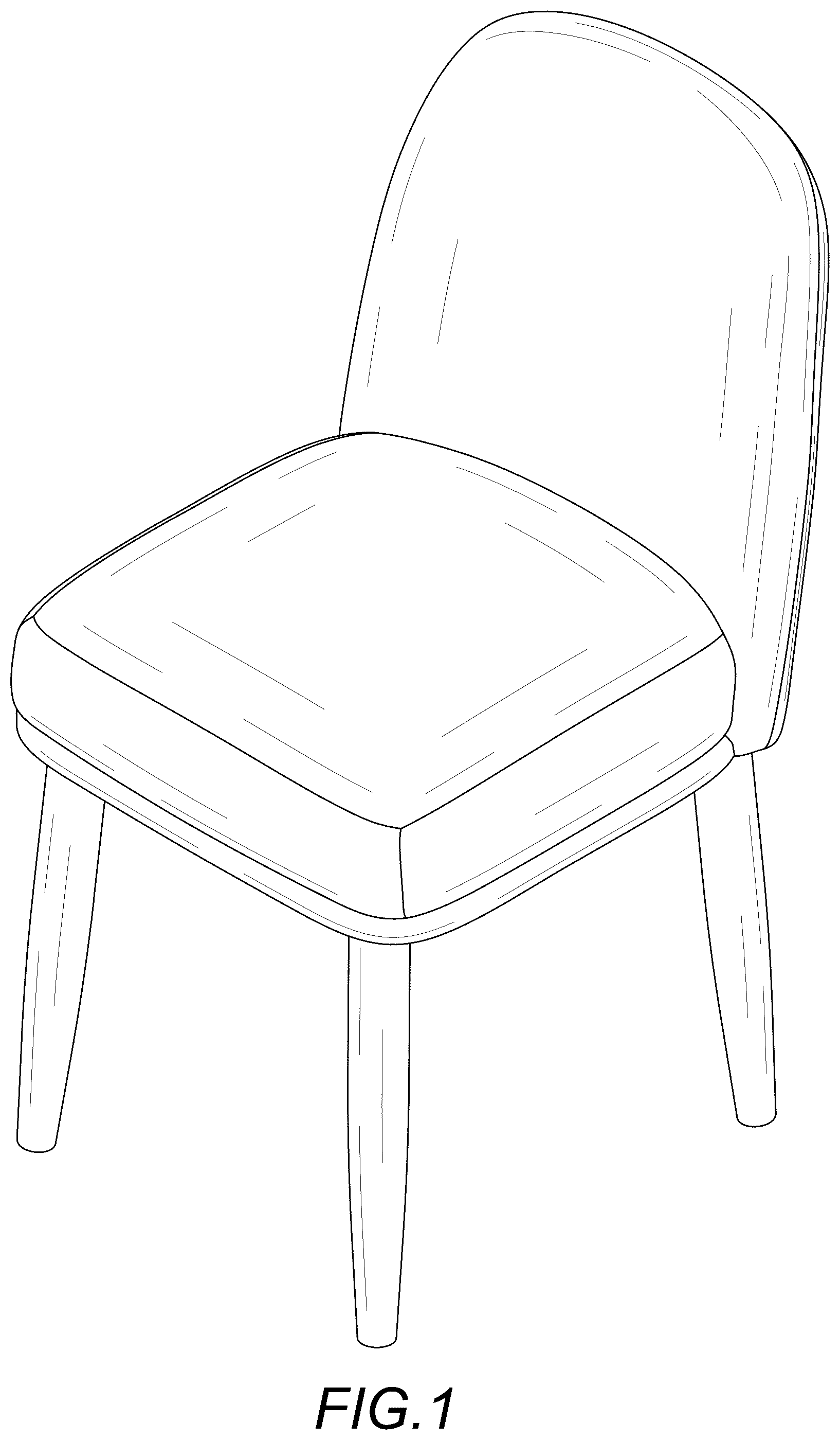 Patent USD1124692 — Chair — Figure 1