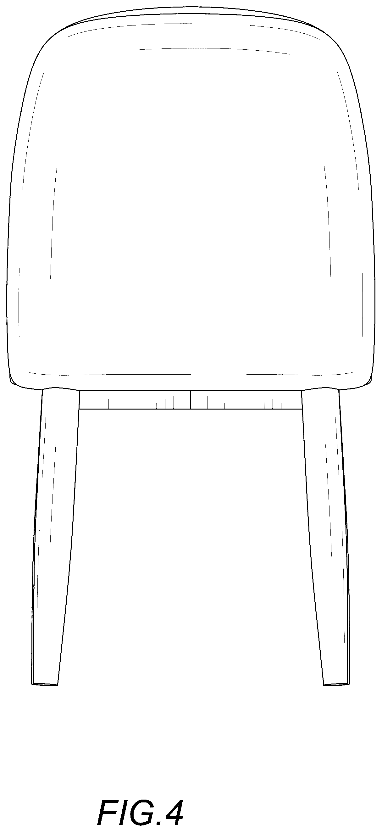 Patent USD1124692 Figure 4 – Chair