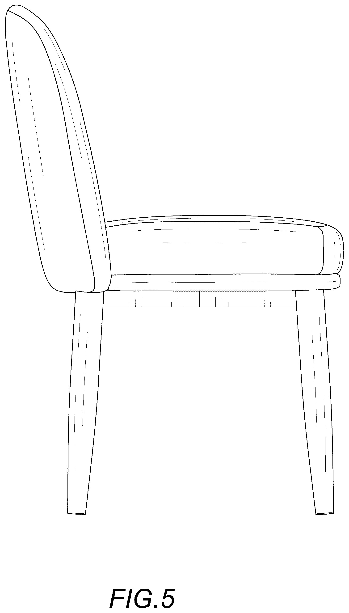 Patent USD1124692 Figure 5 – Chair
