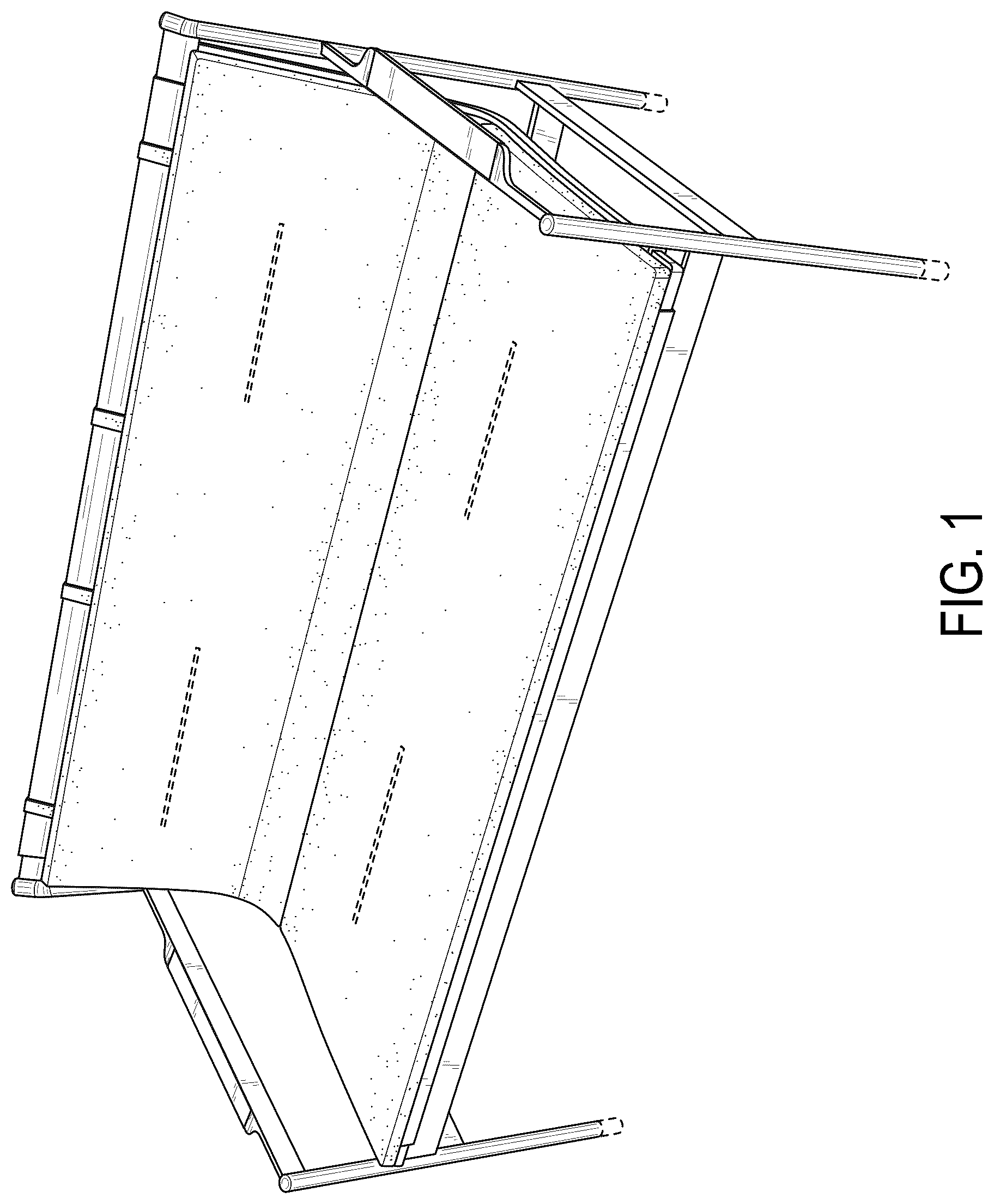 Patent USD1124693 Figure 1 – Sofa