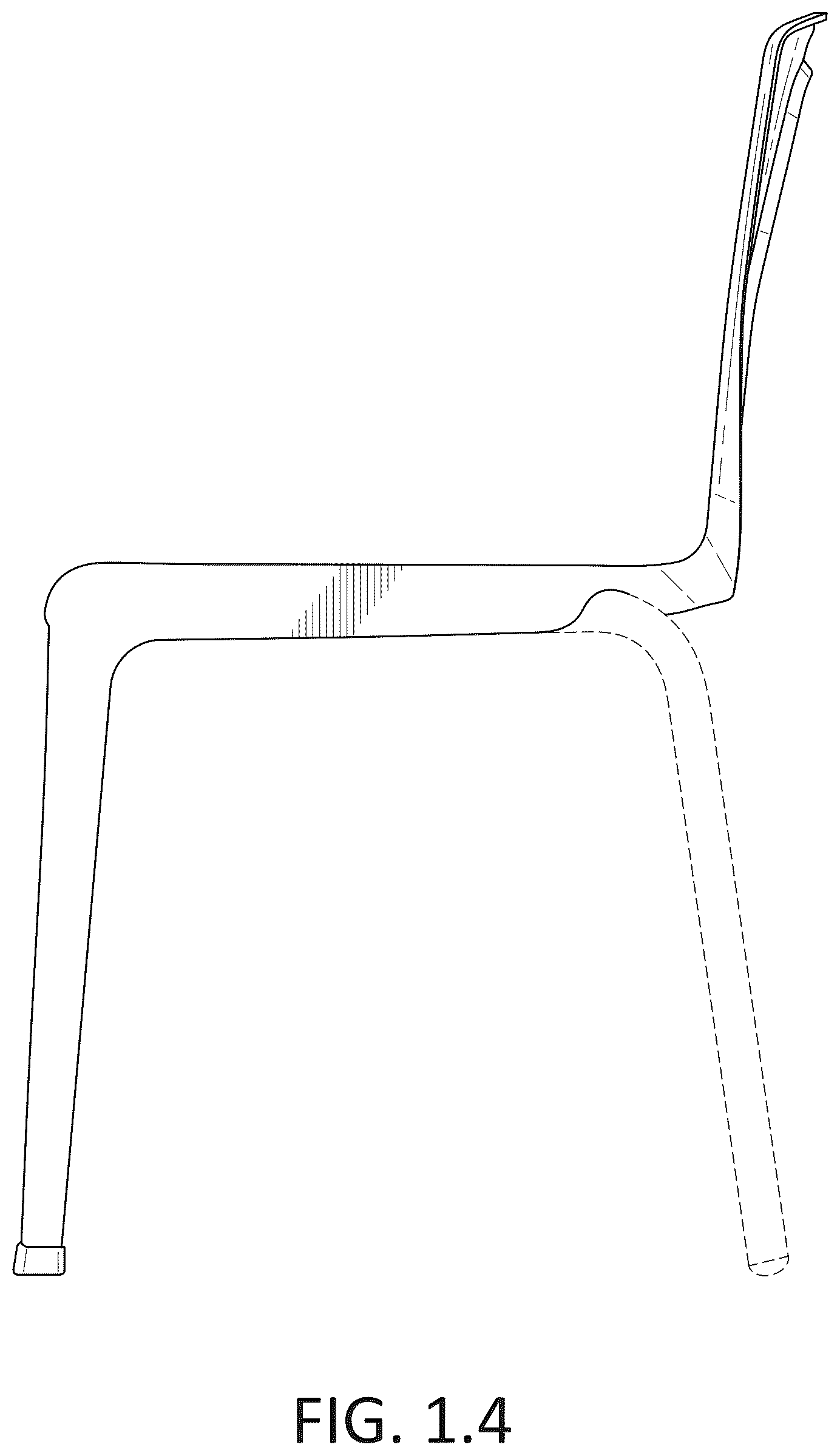Patent USD1124694 Figure 4 – Chair