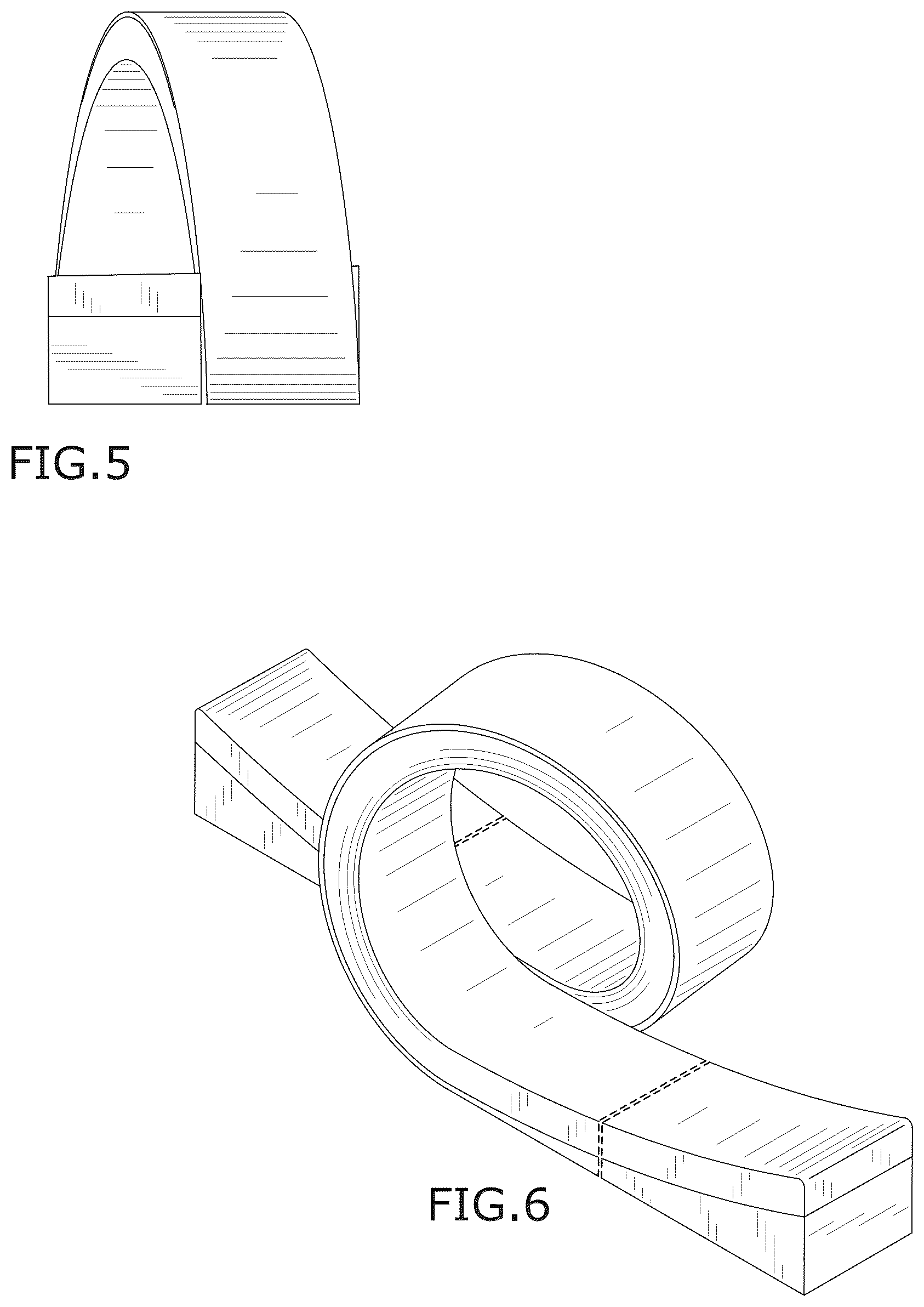 Patent USD1124695 Figure 3 – Loop-shape sofa
