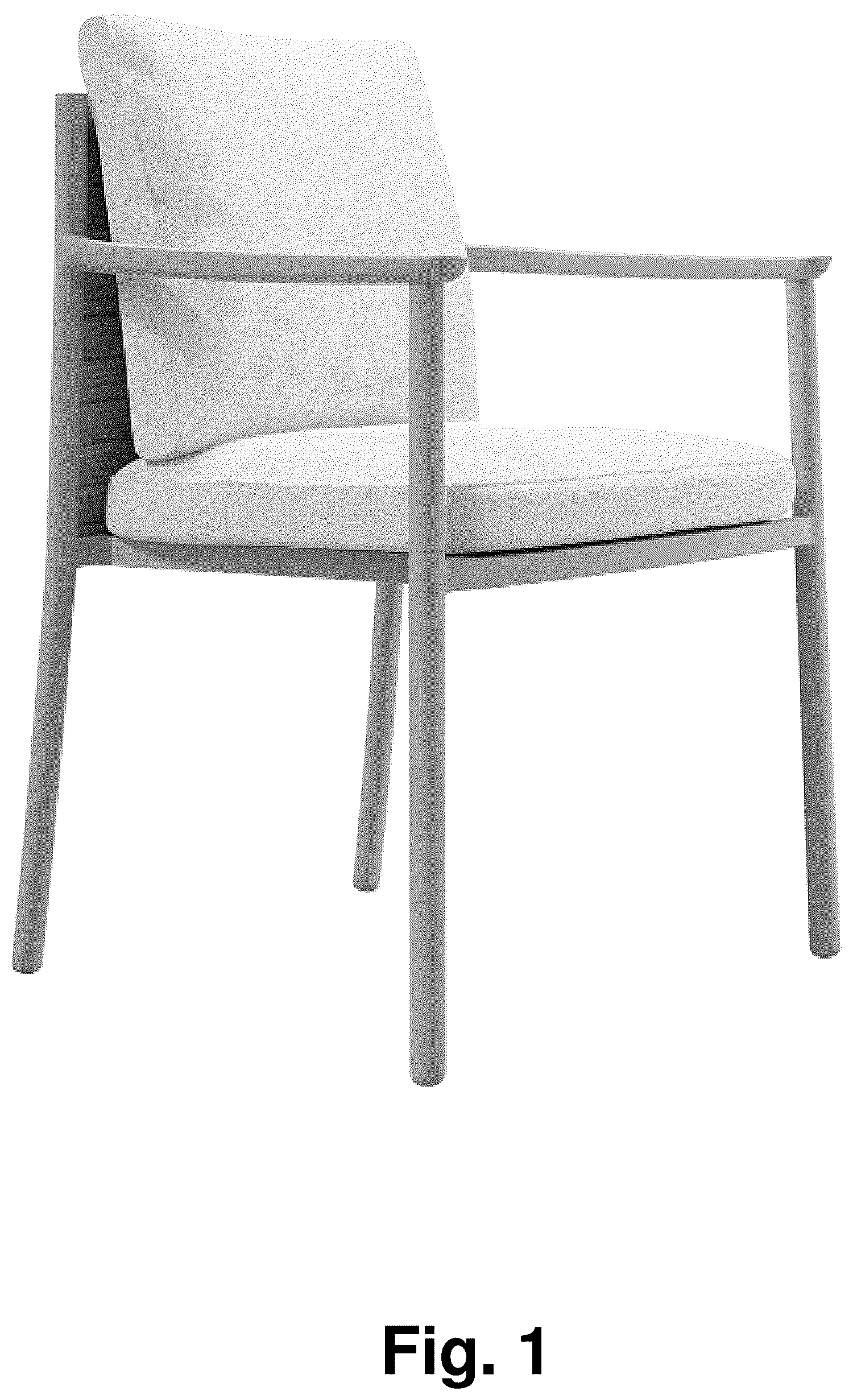 Patent USD1124696 Figure 1 – Armchair