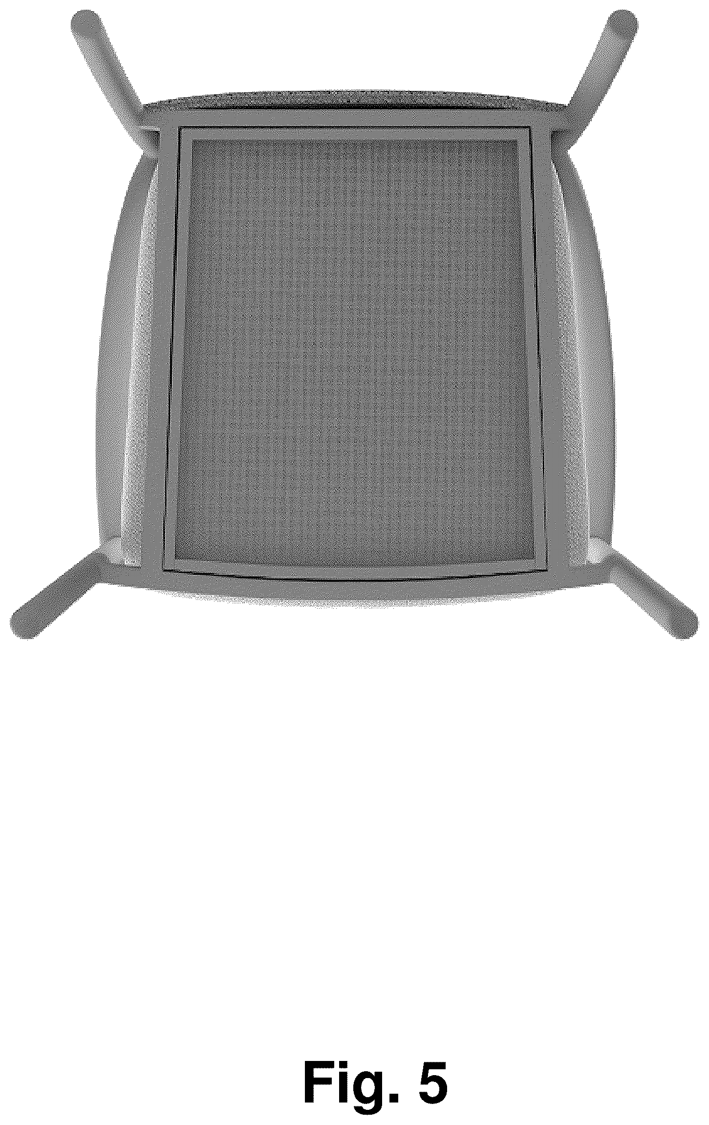 Patent USD1124696 Figure 5 – Armchair