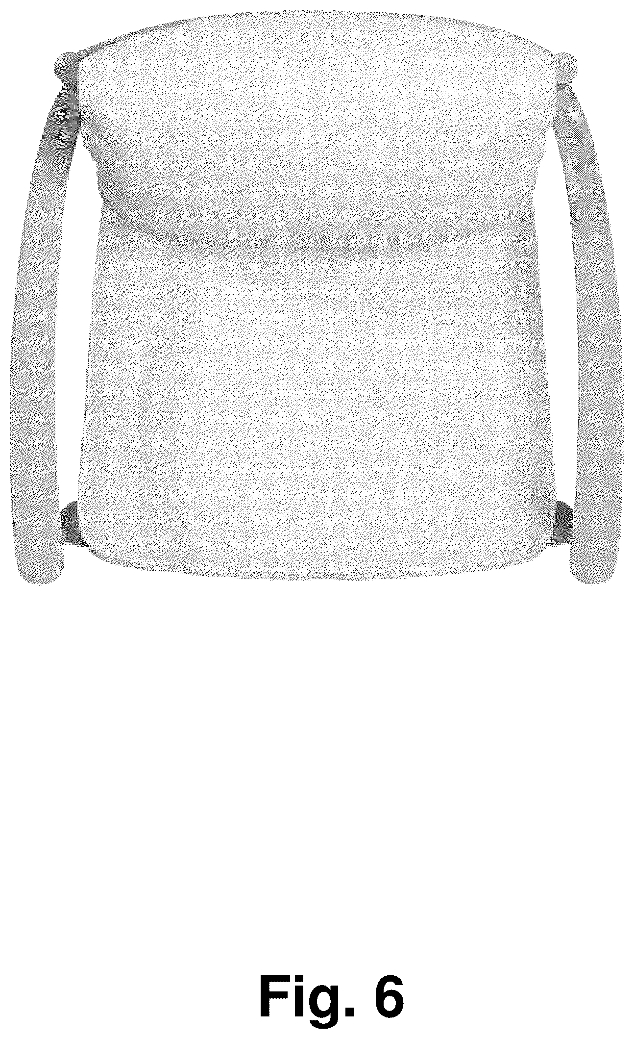 Patent USD1124696 Figure 6 – Armchair