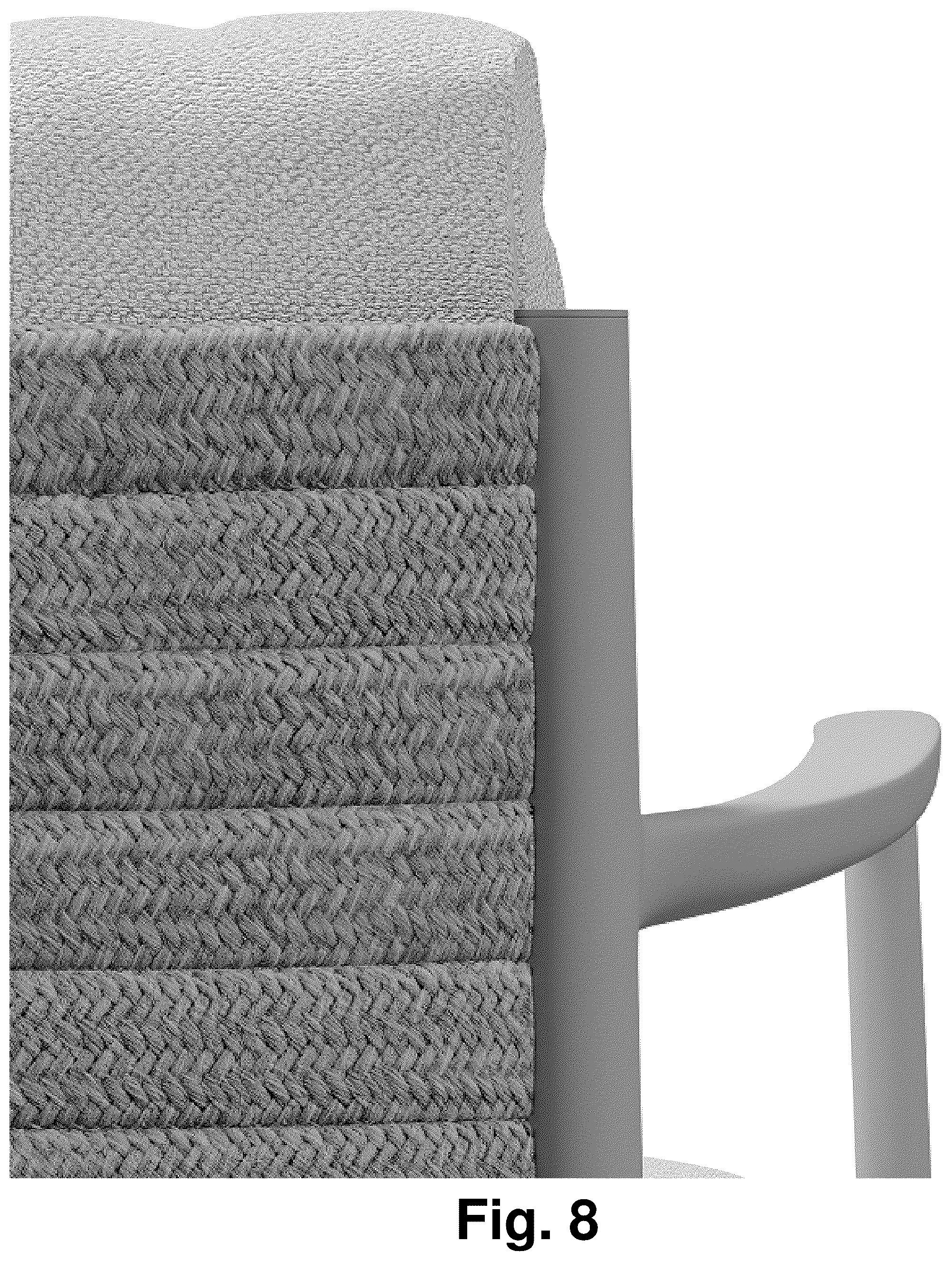 Patent USD1124696 Figure 8 – Armchair