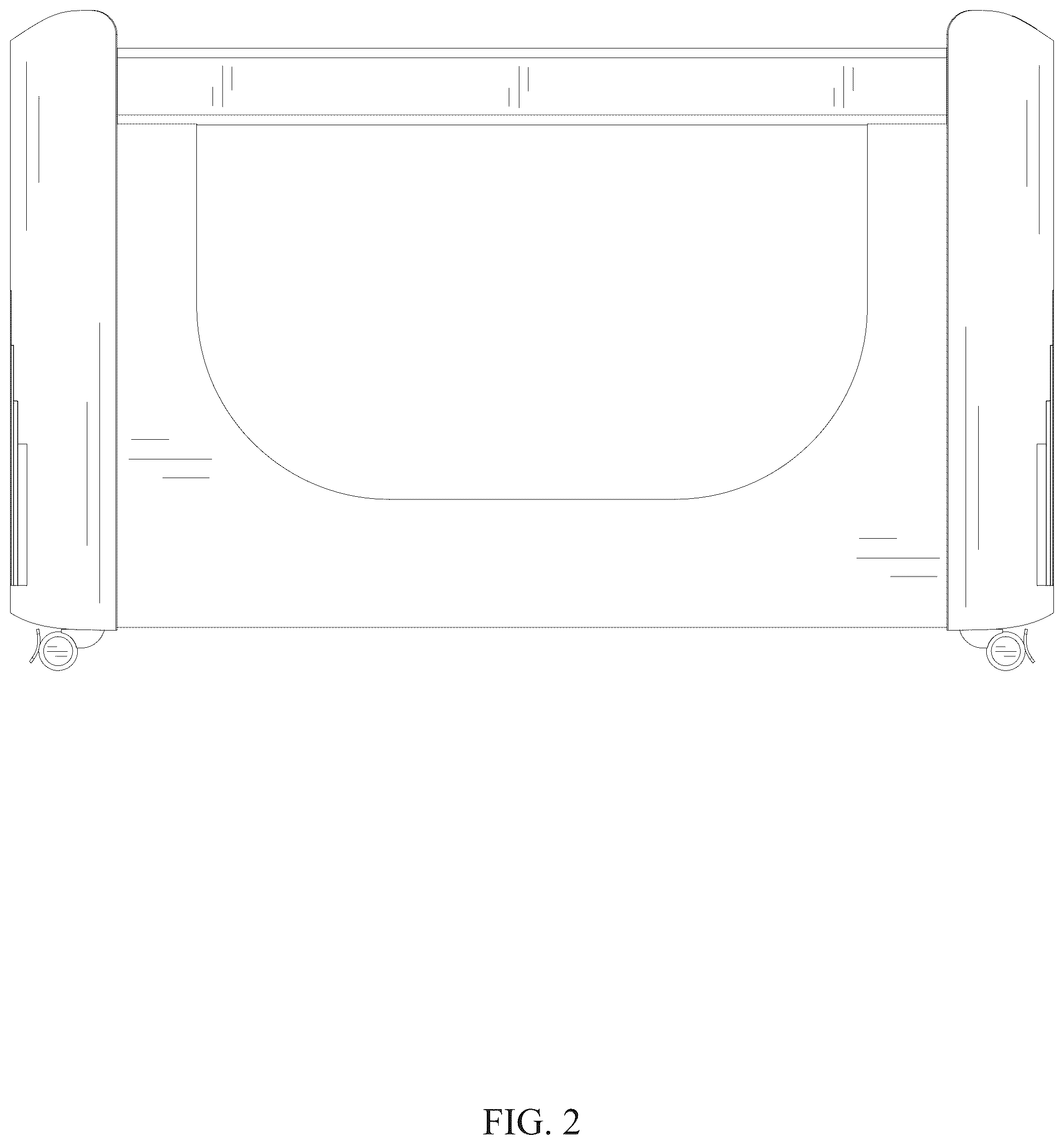 Patent USD1124697 Figure 2 – Baby crib