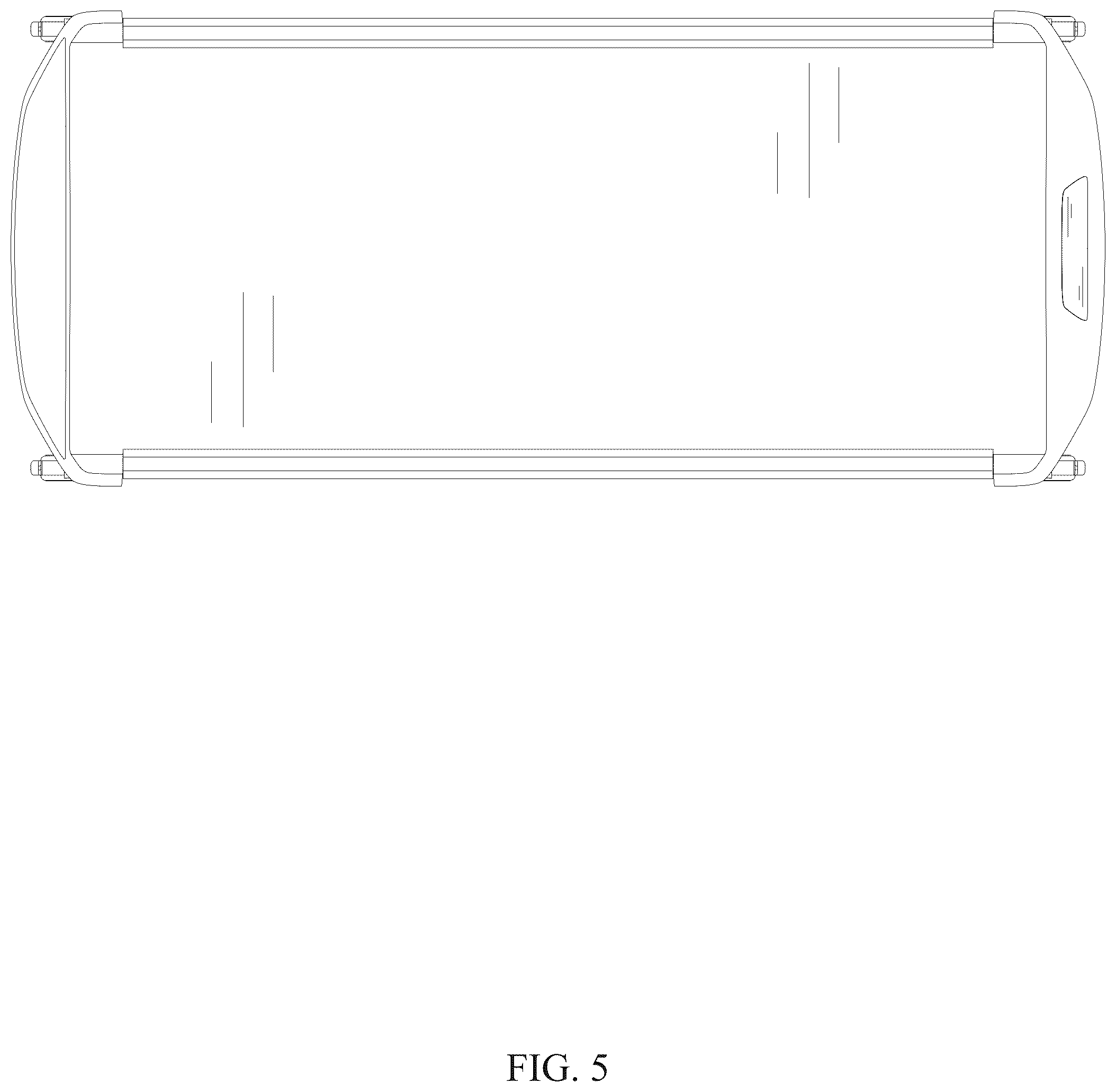 Patent USD1124697 Figure 5 – Baby crib
