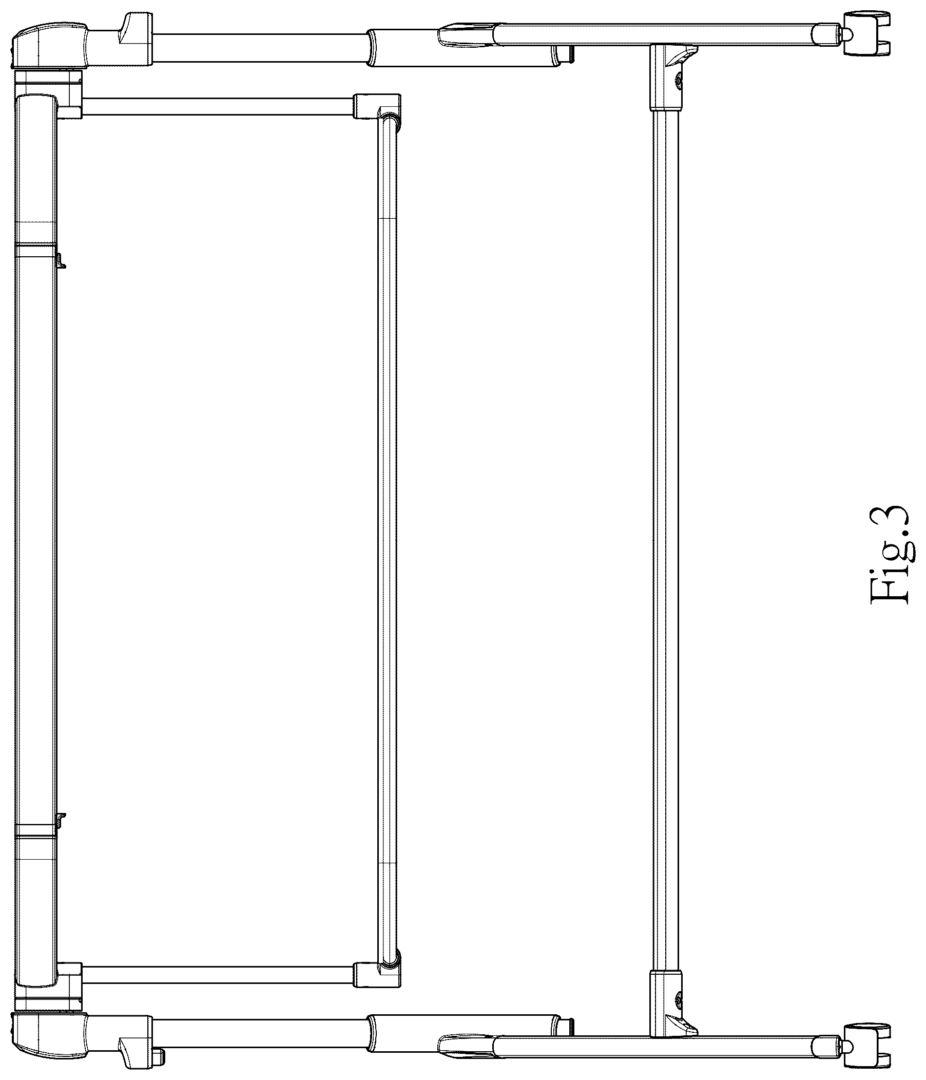 Patent USD1124698 Figure 3 – Baby rocking bassinet