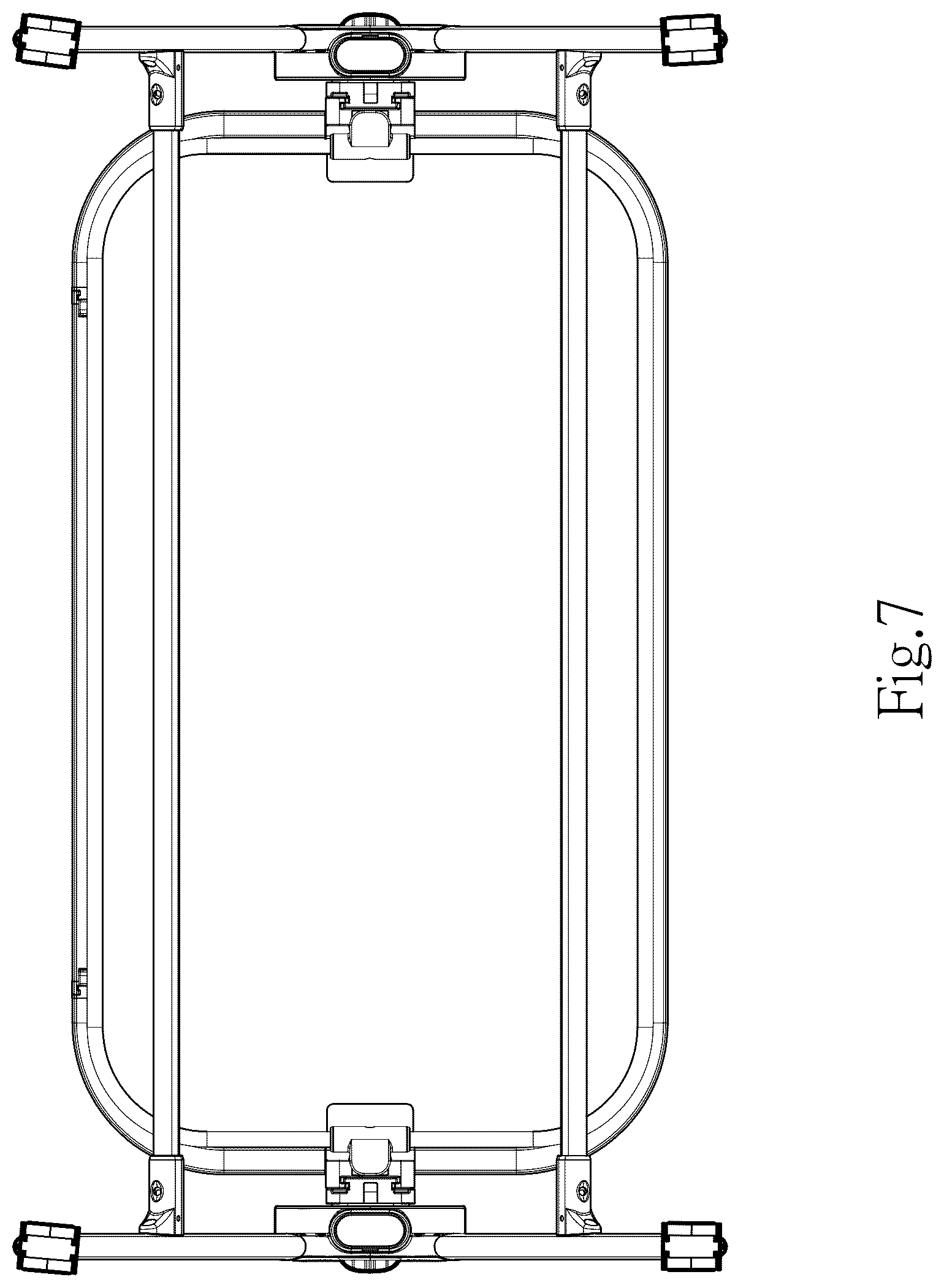 Patent USD1124698 Figure 7 – Baby rocking bassinet