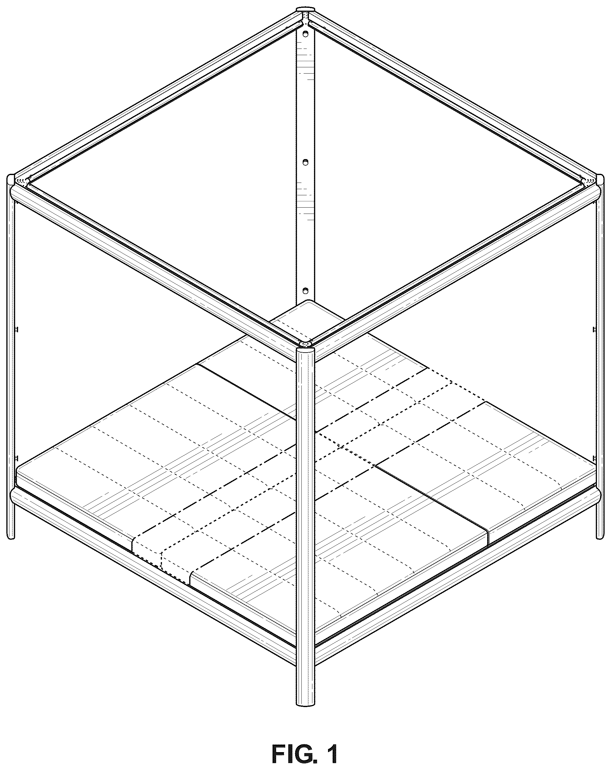Patent USD1124699 Figure 1 – Daybed