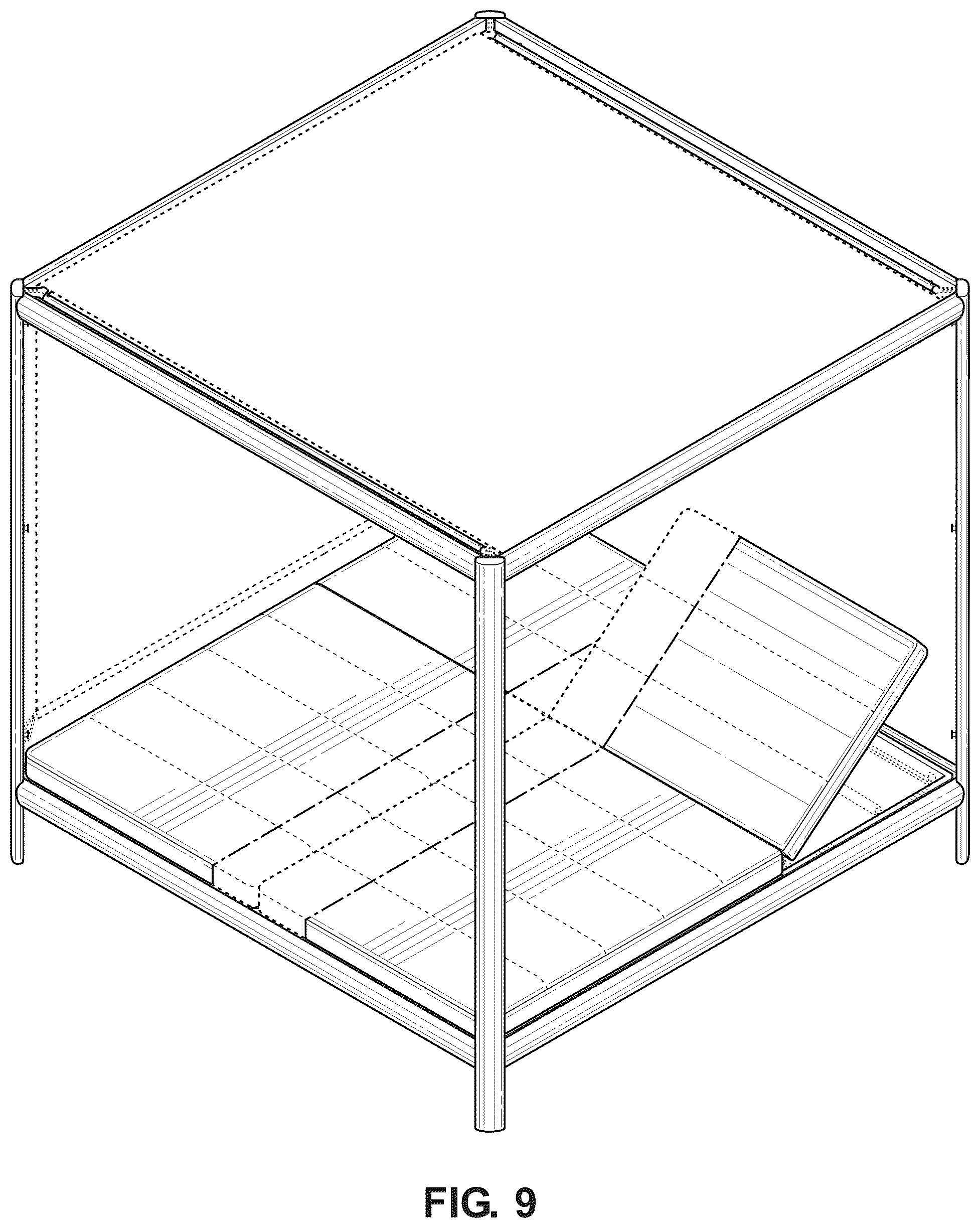 Patent USD1124699 Figure 9 – Daybed