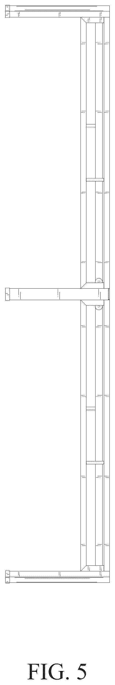 Patent USD1124700 Figure 5 – Metal bed