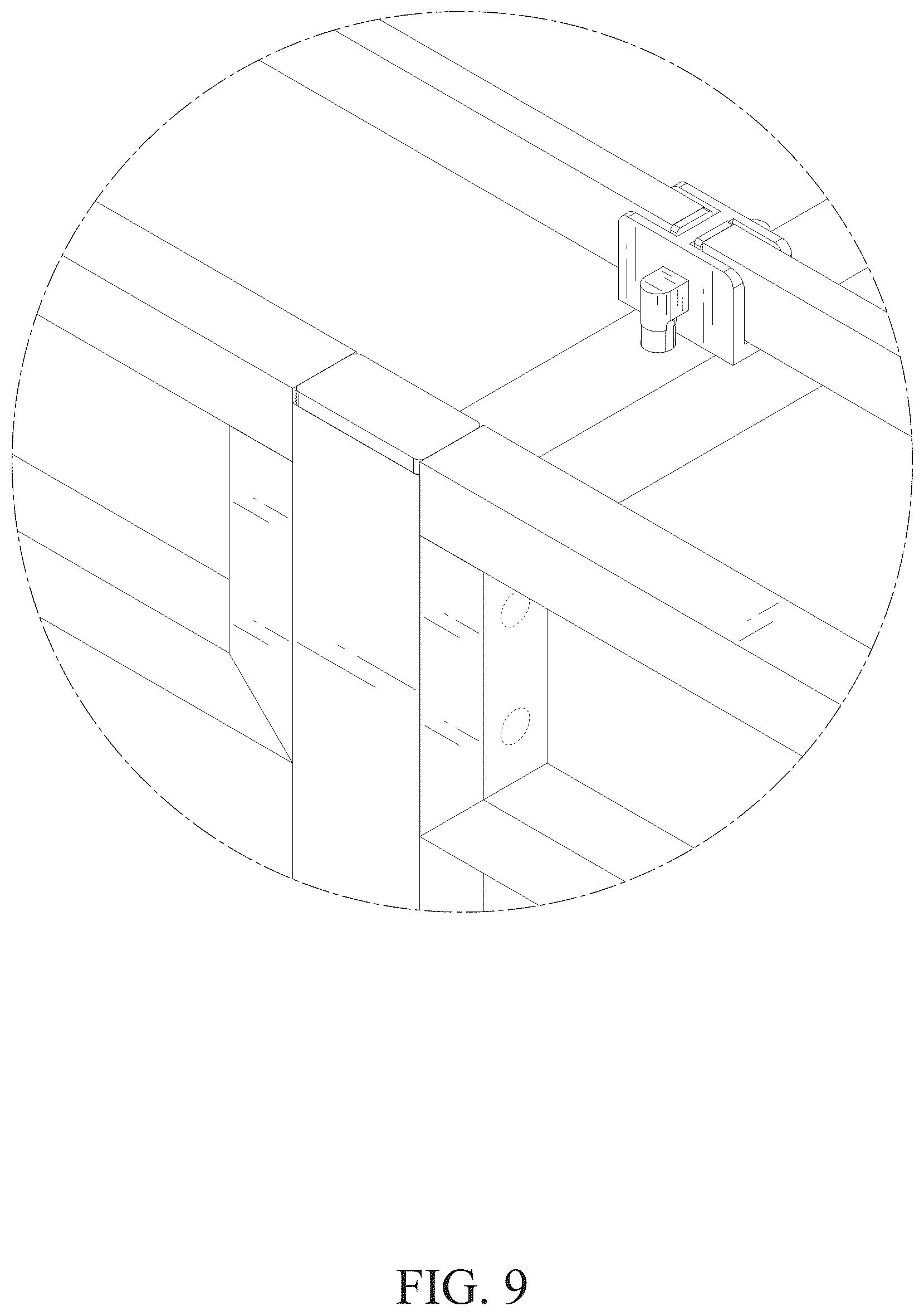 Patent USD1124700 Figure 9 – Metal bed