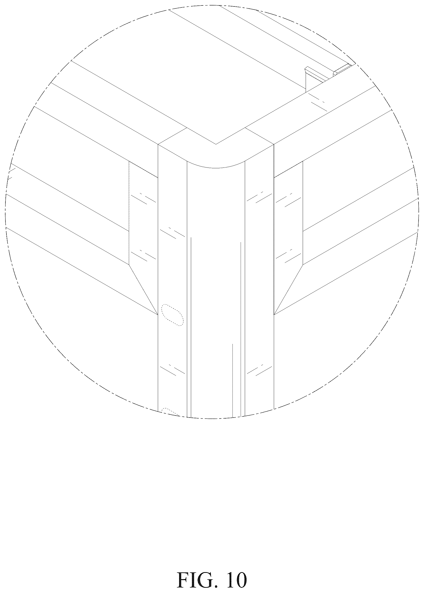 Patent USD1124700 Figure 10 – Metal bed
