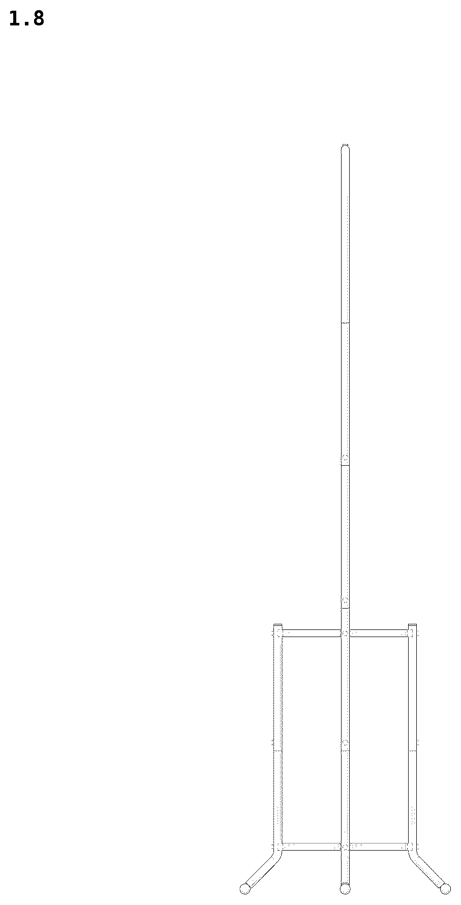 Patent USD1124701 Figure 8 – Flower stand