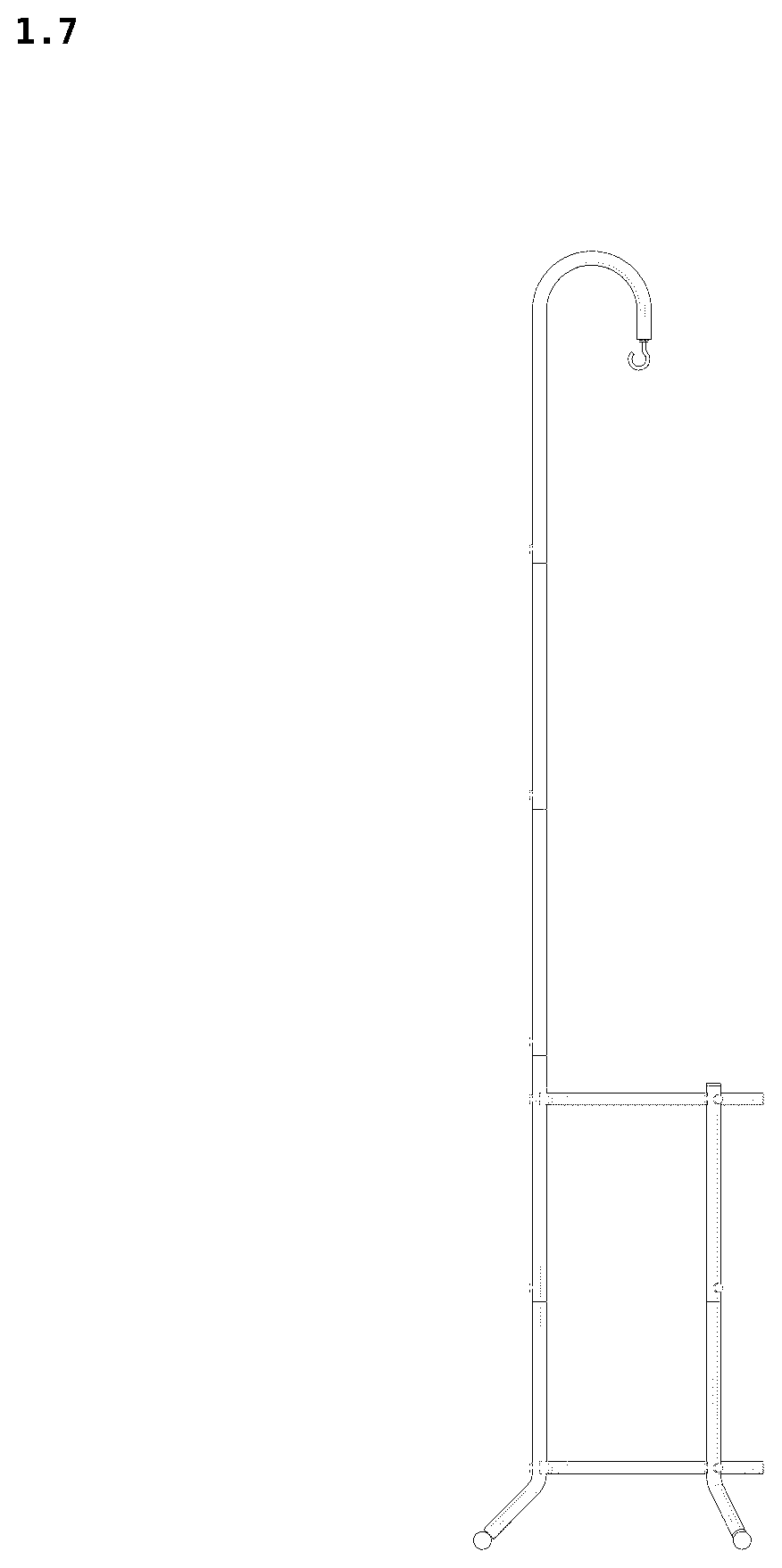 Patent USD1124702 Figure 7 – Flower stand