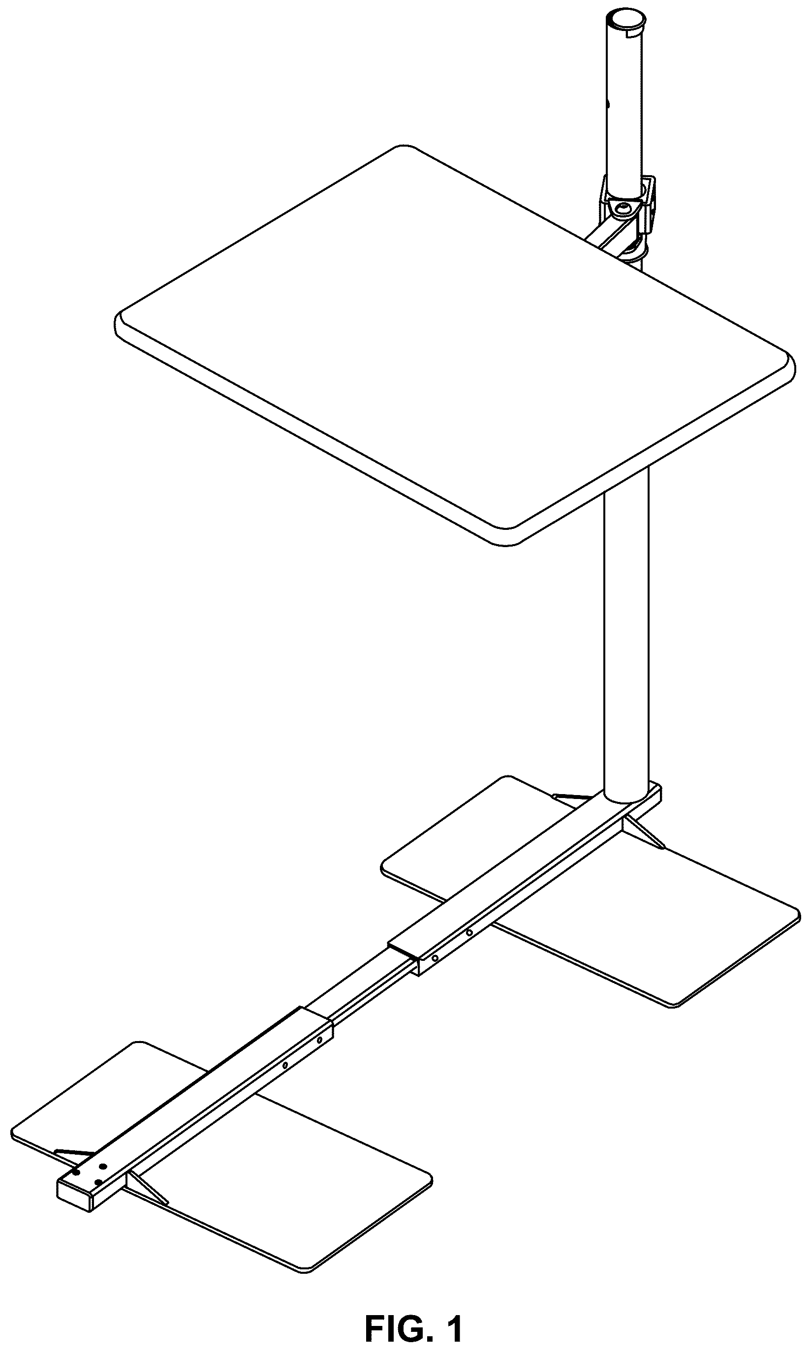 Patent USD1124703 — Swivel tray — Figure 1