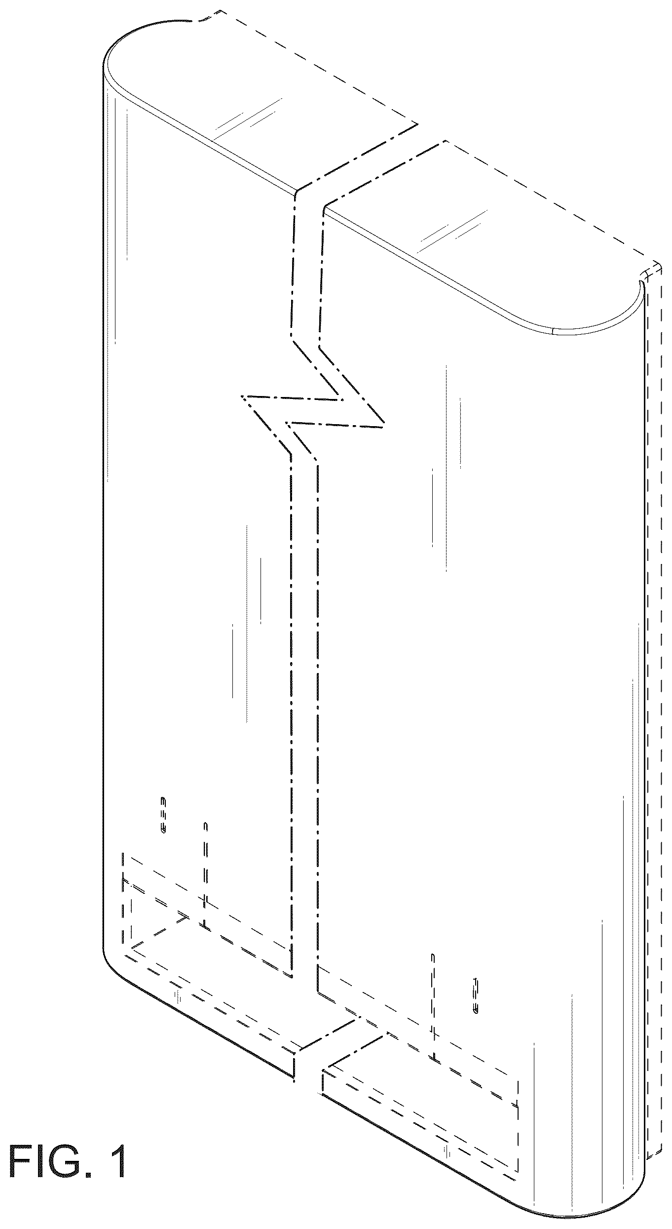 Patent USD1124704 Figure 1 – Hygiene product dispenser