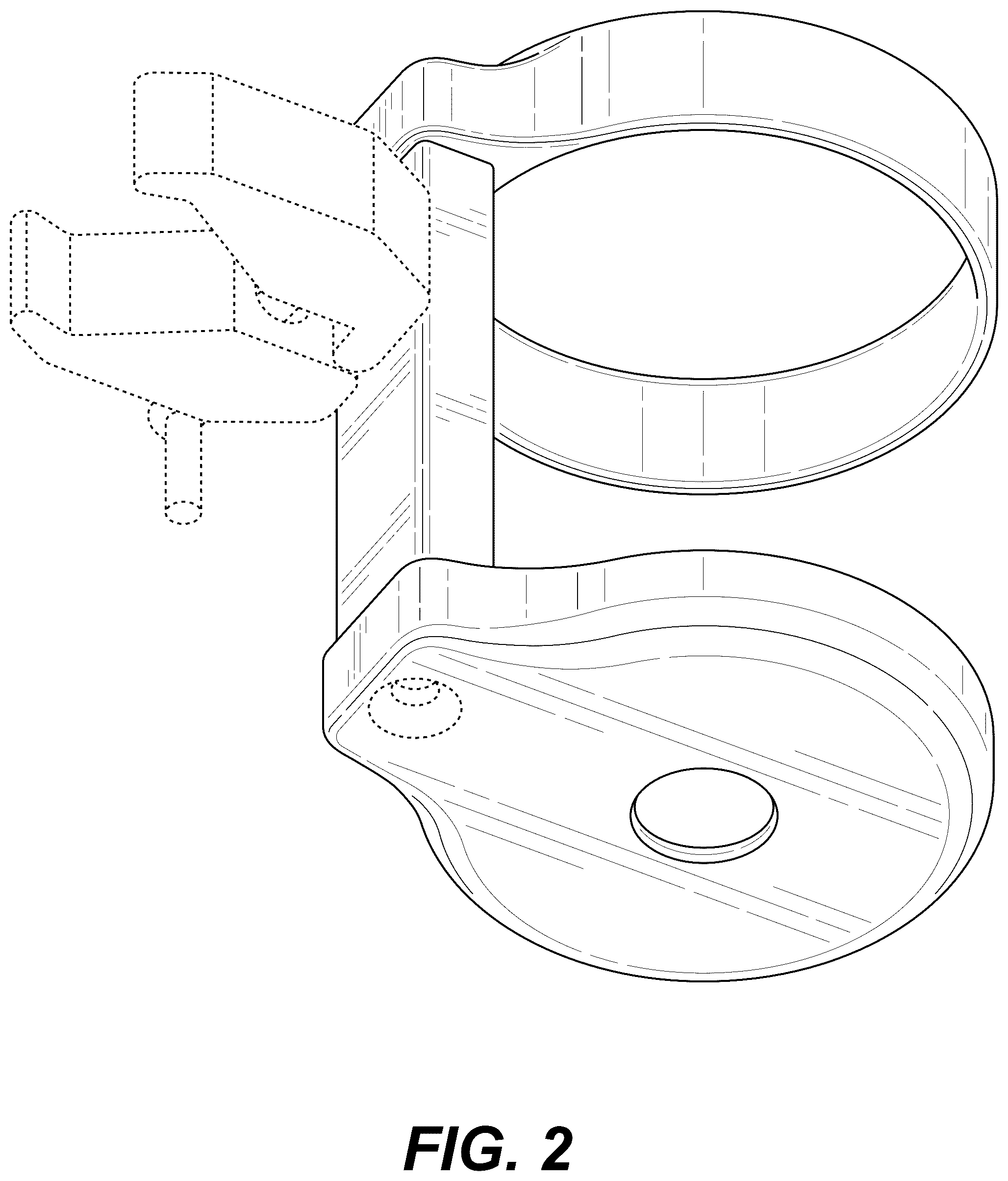 Patent USD1124705 Figure 2 – Container holder