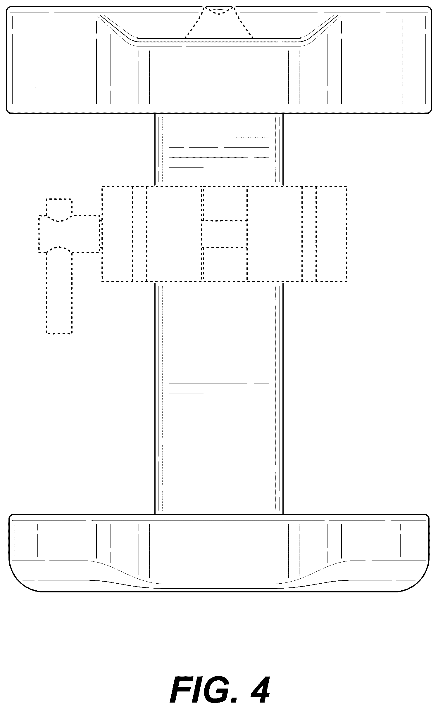 Patent USD1124705 Figure 4 – Container holder